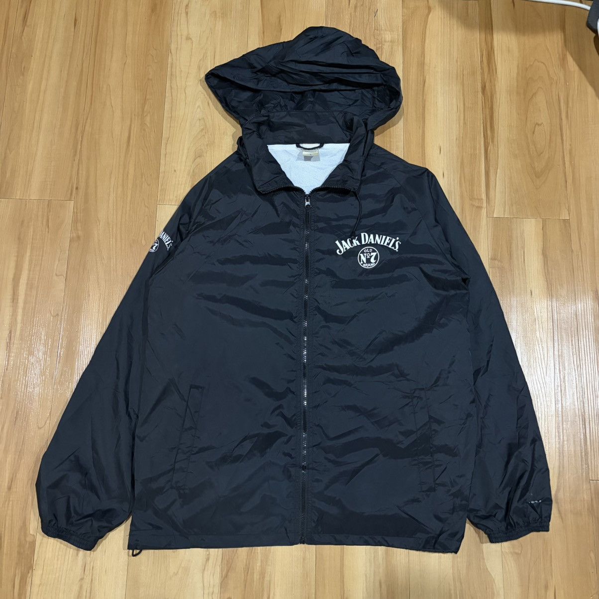 Vintage Jack daniel's windbreaker jacket Size US L / EU 52-54 / 3 - 3 Thumbnail