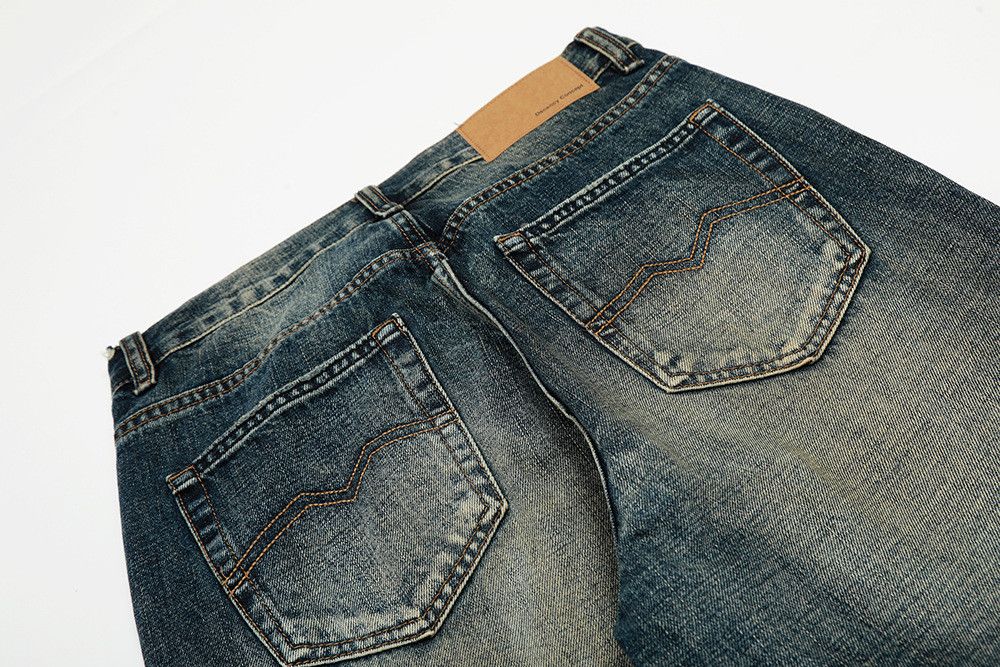 Vintage American distressed vintage washed ripped jeans for men Size US 32 / EU 48 - 5 Thumbnail