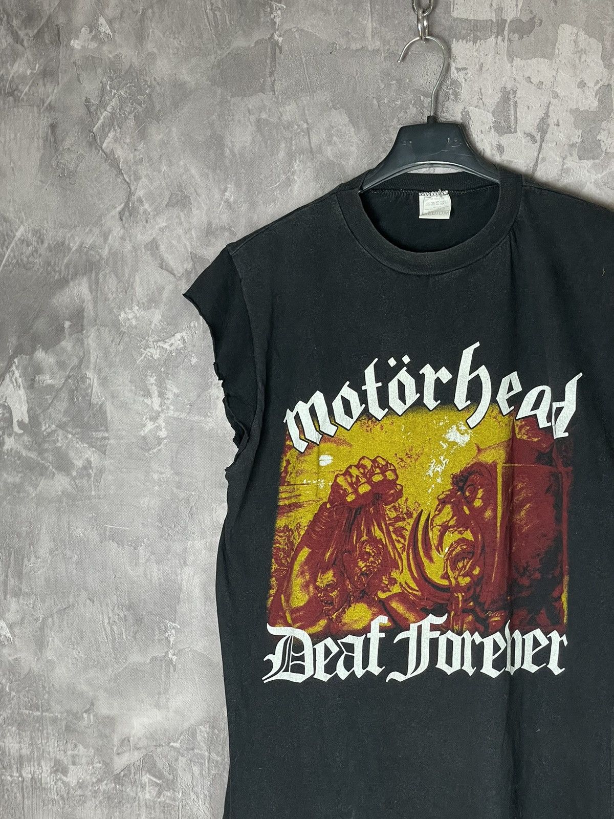 Band Tees × Vintage Vintage 90s MOTORHEAD Metal Band Faded T-Shirt Size US M / EU 48-50 / 2 - 3 Thumbnail