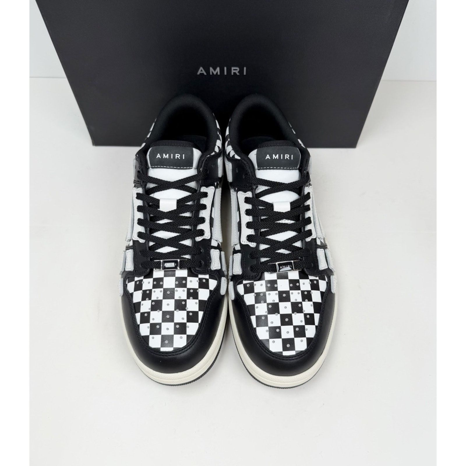 Amiri Size 41EU/8US - Amiri Skel Top Low Checkered NEW Size US 8 / EU 41 - 3 Thumbnail