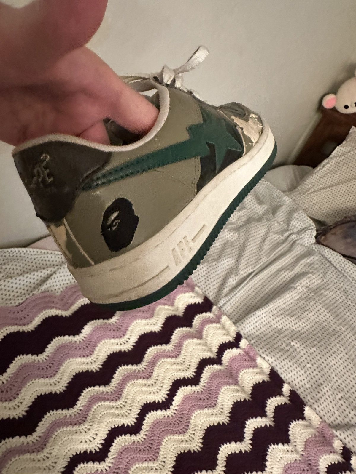 Bape × Nigo Bapesta Size US 10 / EU 43 - 4 Thumbnail
