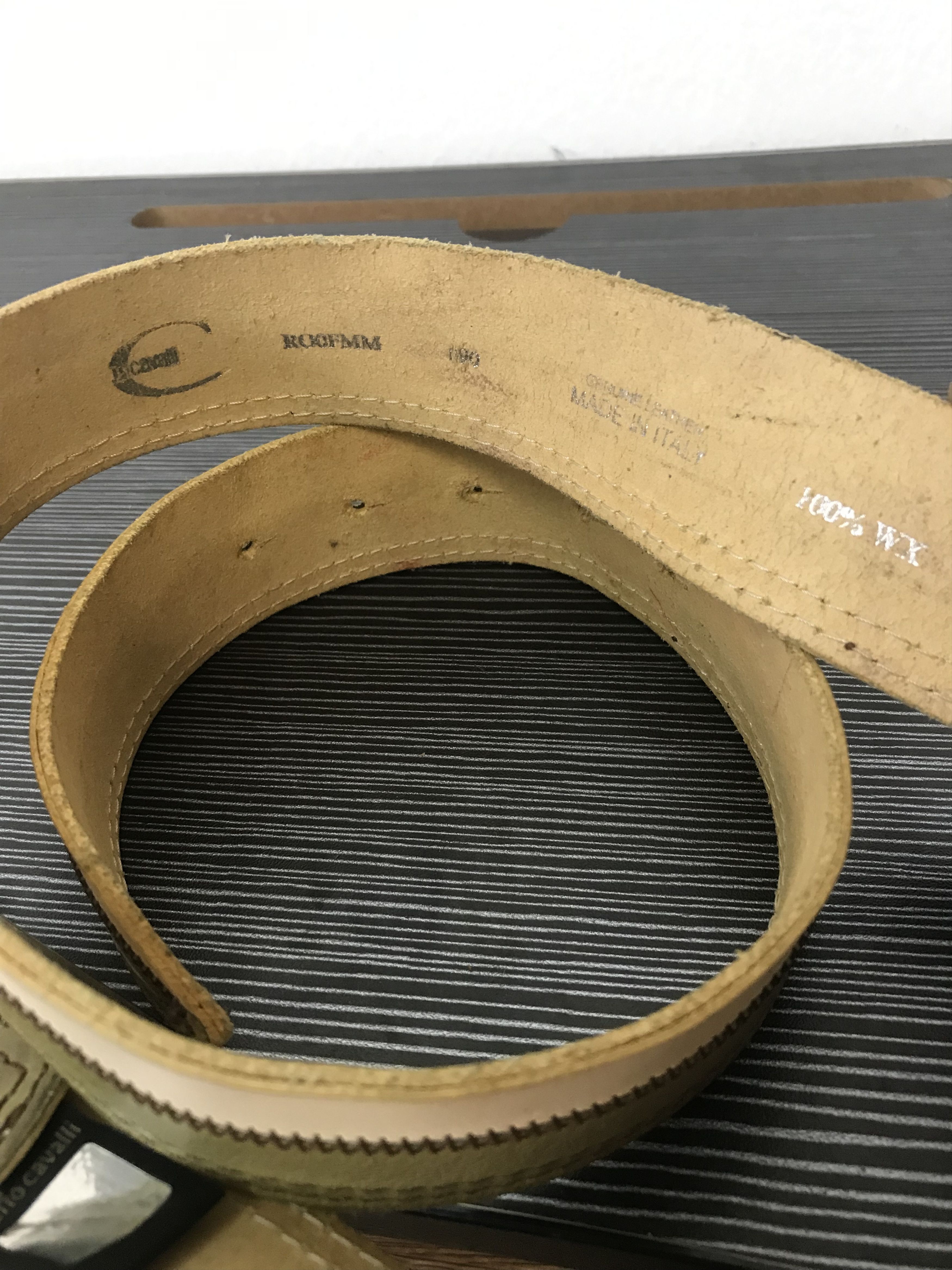 Just Cavalli × Vintage Just Cavali Double Leather Belt Size ONE SIZE - 5 Thumbnail