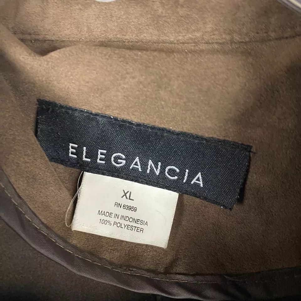 Other Elegancia Coat Women's XL Suede Polyester Adults Extra Large Size XL / US 12-14 / IT 48-50 - 4 Thumbnail