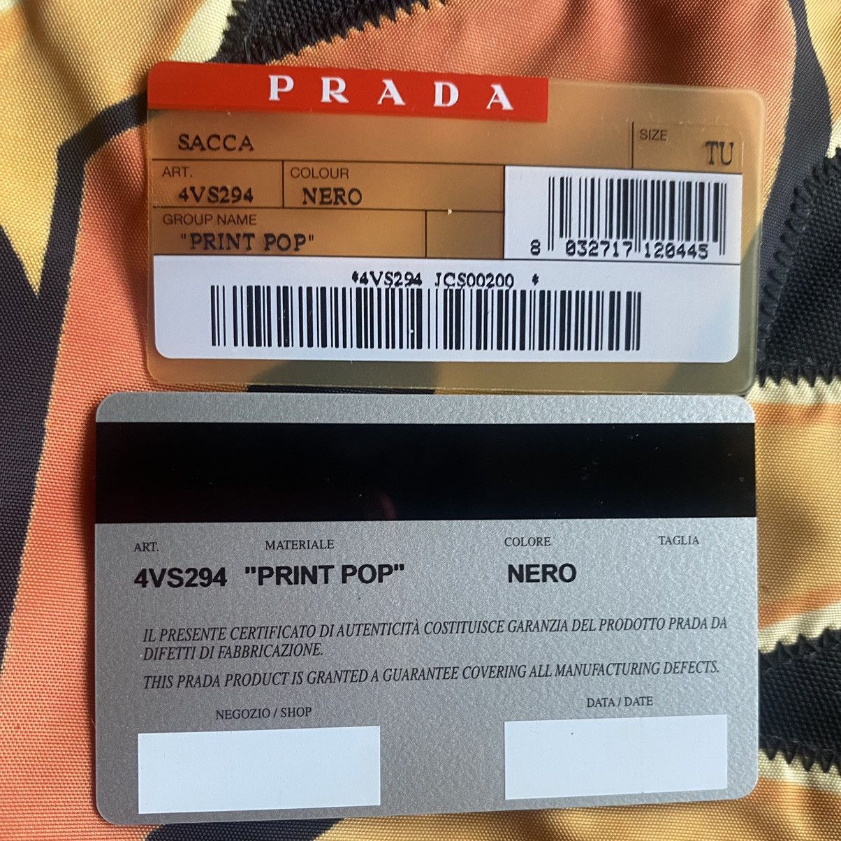 Prada Prada Sport Pop Print Patch Sacca Bag Size ONE SIZE - 8 Thumbnail