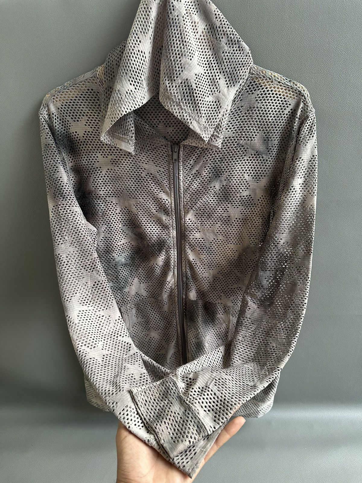 Beauty Beast UNDERWOOD SCHOOL VINTAGE TRANSPARENT ABSTRACT ZIP HOODIE Size US L / EU 52-54 / 3 - 7 Thumbnail