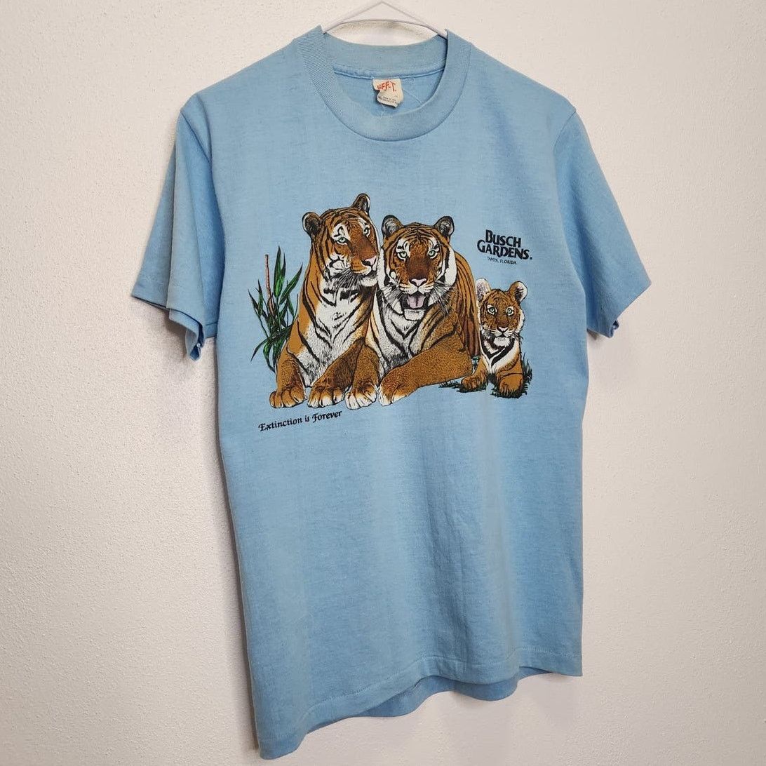 Vintage Vintage Busch Gardens Extinction Tigers Single Stitch Nature Size M / US 6-8 / IT 42-44 - 2 Thumbnail