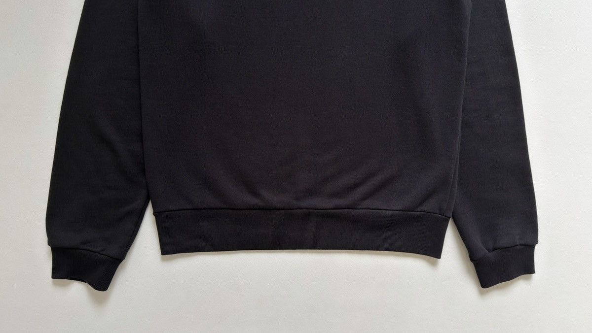 Dries Van Noten ‘Rose Embroidered’ Black Cotton Sweatshirt Size US M / EU 48-50 / 2 - 11 Thumbnail
