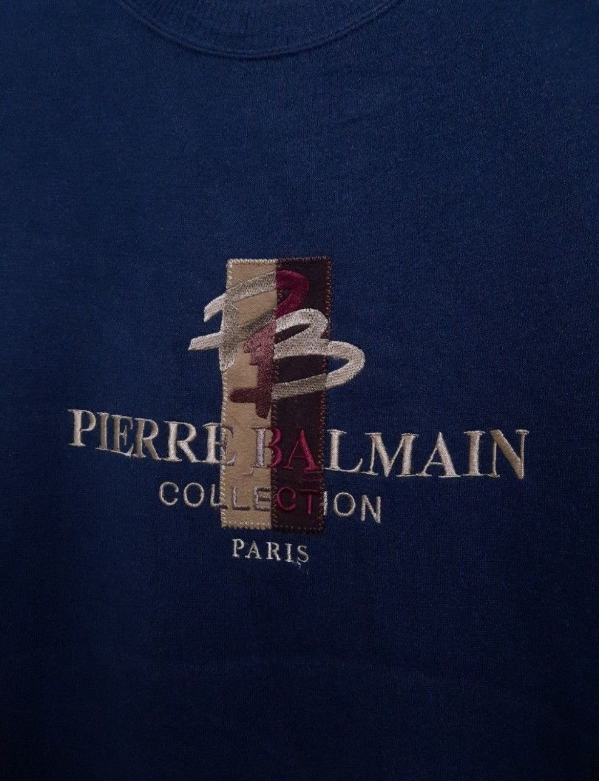 Balmain × Pierre Balmain Vintage Pierre Balmain Sweatshirt Size US M / EU 48-50 / 2 - 2 Thumbnail