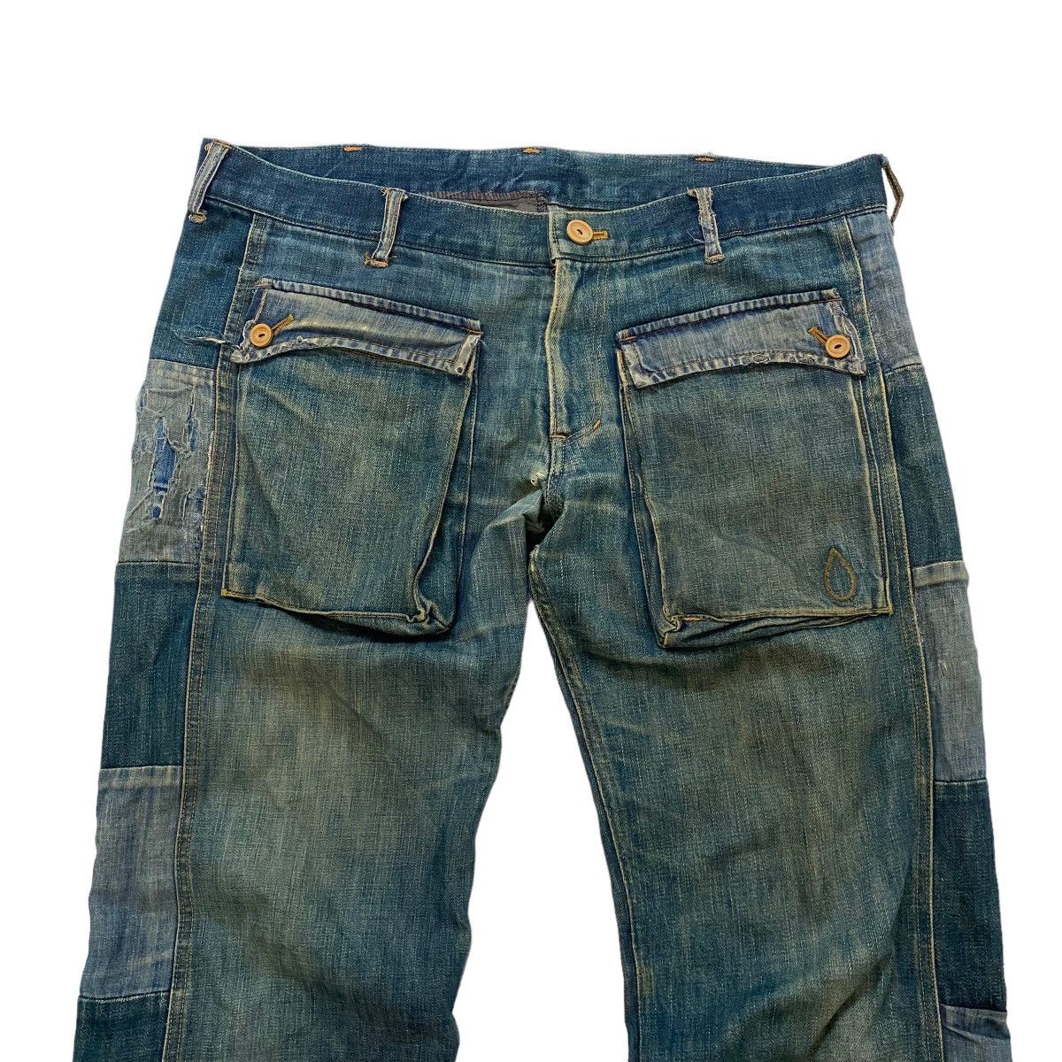 If Six Was Nine × Japanese Brand × Vintage ✨Nice design MASH Kapital inspired jeans Size US 36 / EU 52 - 7 Thumbnail
