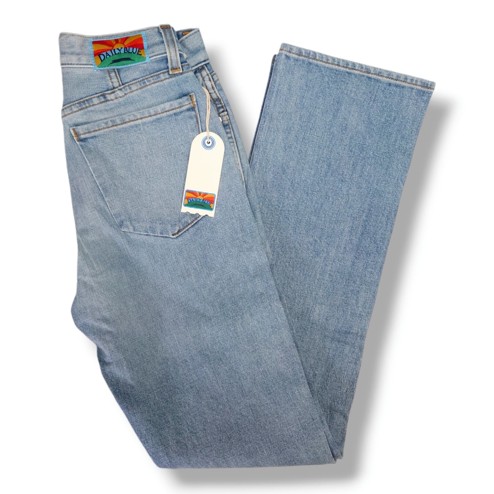AG Adriano Goldschmied NWT Daily Blue Adriano Goldschmied Burn Straight Jean Sz. 24 Size 24" / US 00 / IT 34 - 2 Thumbnail