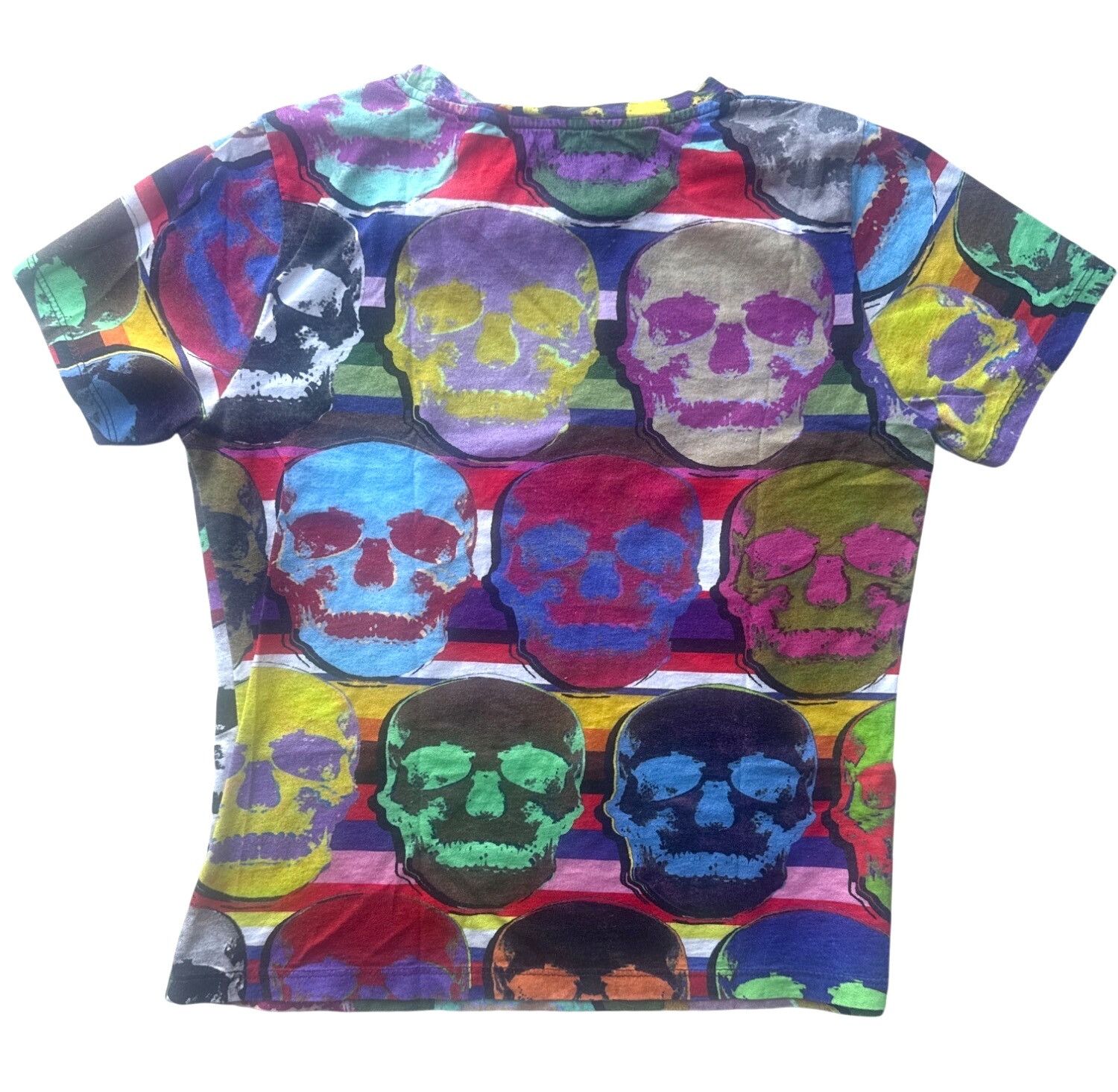 Libertine Libertine Skull Graphic Print T-Shirt Short Sleeve Crew Neck Size S / US 4 / IT 40 - 5 Thumbnail