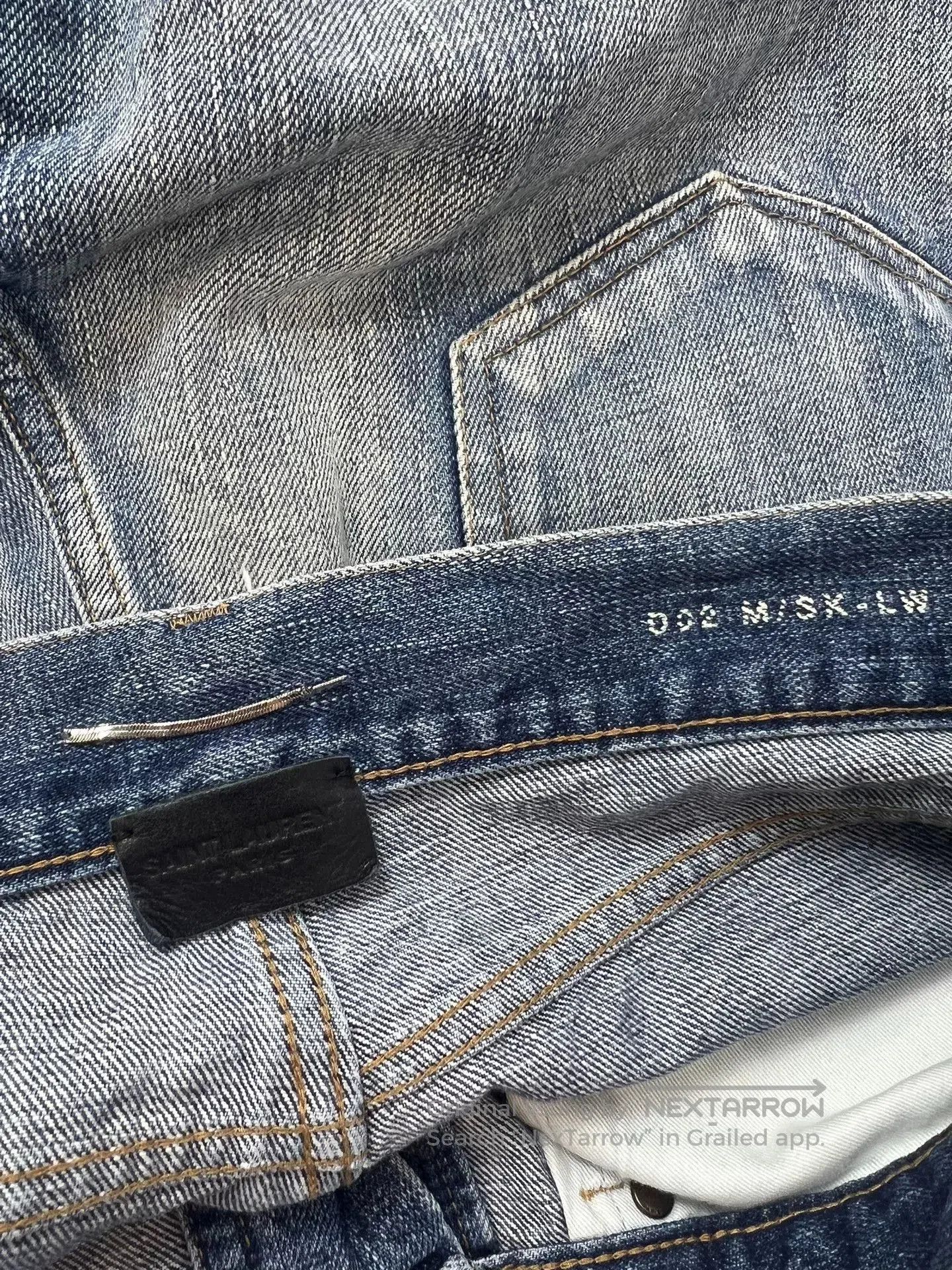Saint Laurent Paris Saint Laurent Distressed Denim Jeans for Men. Size US 33 - 5 Thumbnail