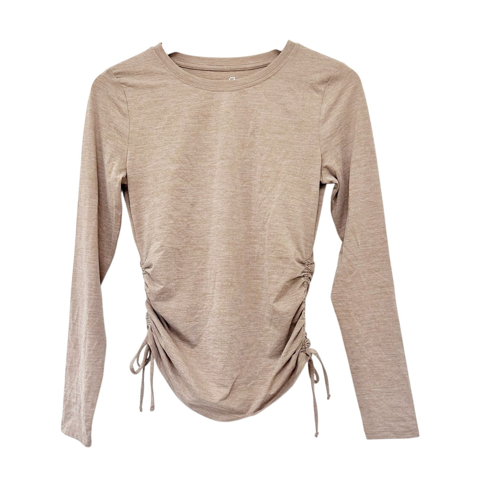 Gap Gap Fit Tan Brushed Tech Jersey Long Sleeve Shirt Sz XS Size XS / US 0-2 / IT 36-38 - 1 Thumbnail