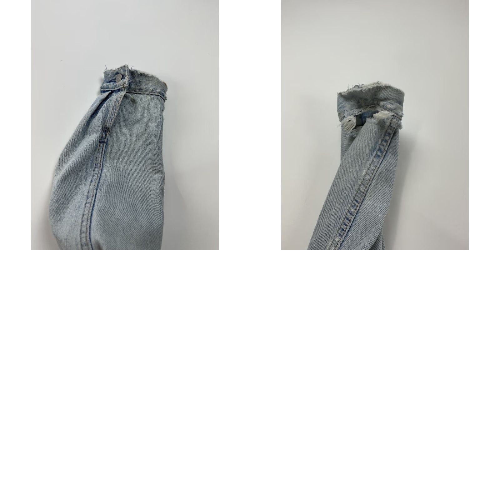 Gap VINTAGE Gap Denim Jacket Men’s M Blue Jean Trucker Distressed Made in USA Jacket Size US 31 - 10 Thumbnail