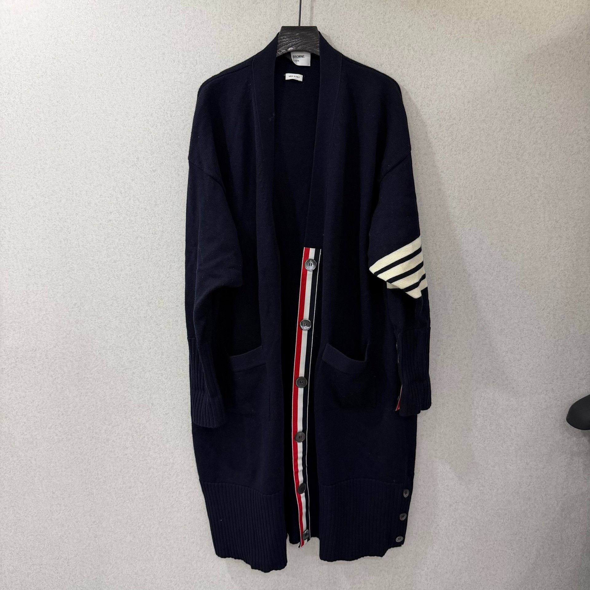Thom Browne Thom Browne Wool Long Brown Sweater M Women Size M / US 6-8 / IT 42-44 - 1 Thumbnail
