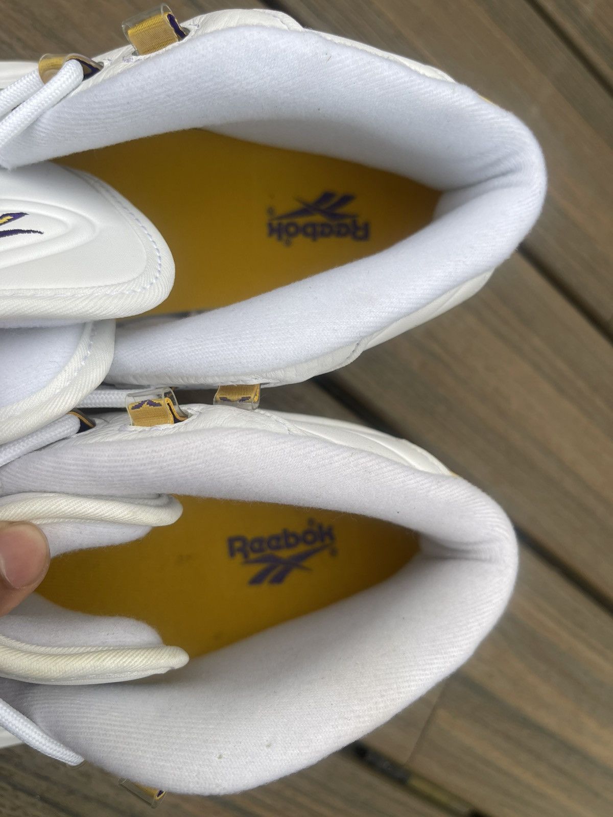 Reebok Reebok Question Yellow Toe Sz 9.5 Size US 9.5 / EU 42-43 - 6 Thumbnail