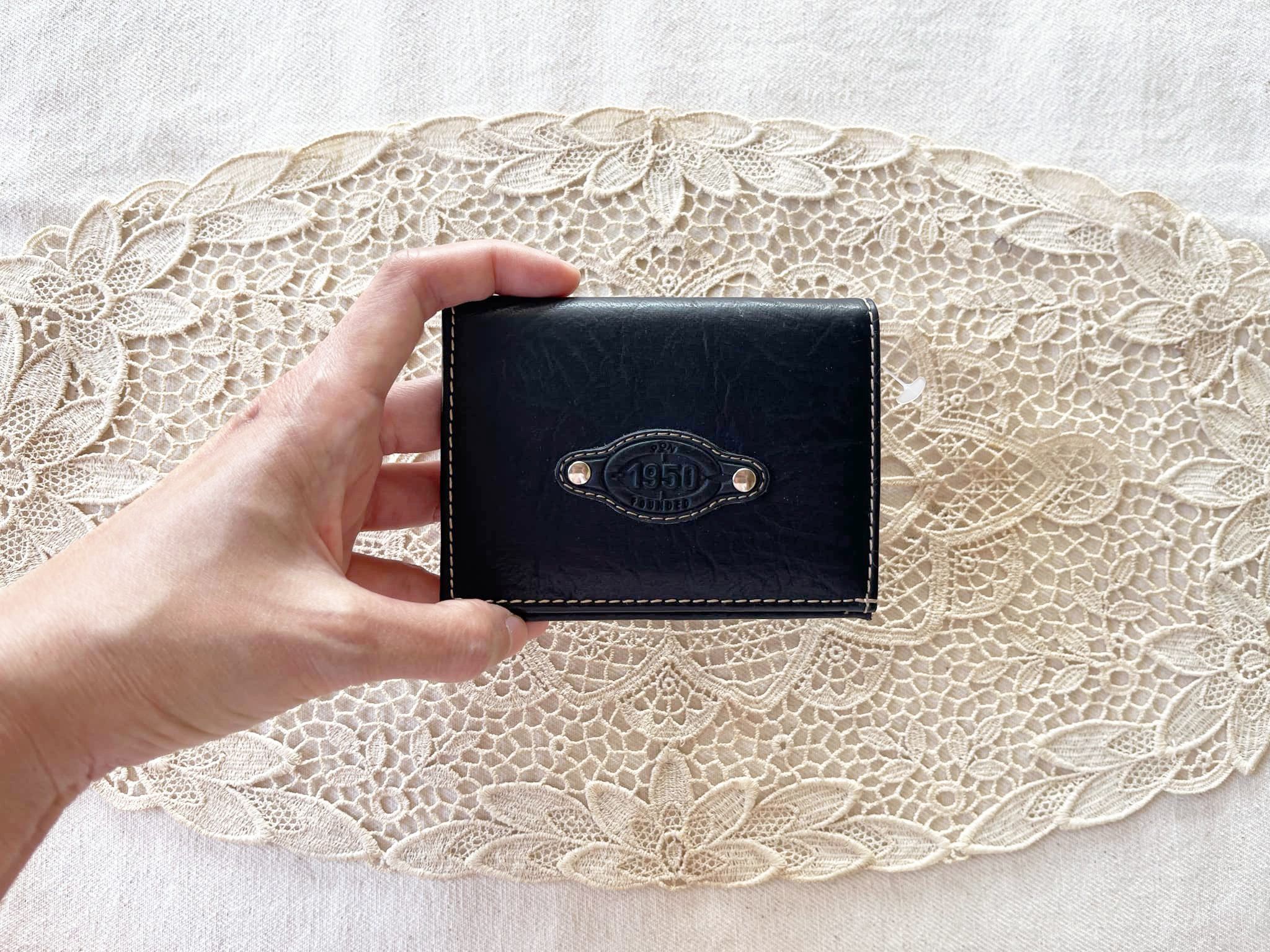 Vintage Deadstock Don 1950 FOUNDED faux Leather Bifold Men's wallet Size ONE SIZE - 2 Thumbnail