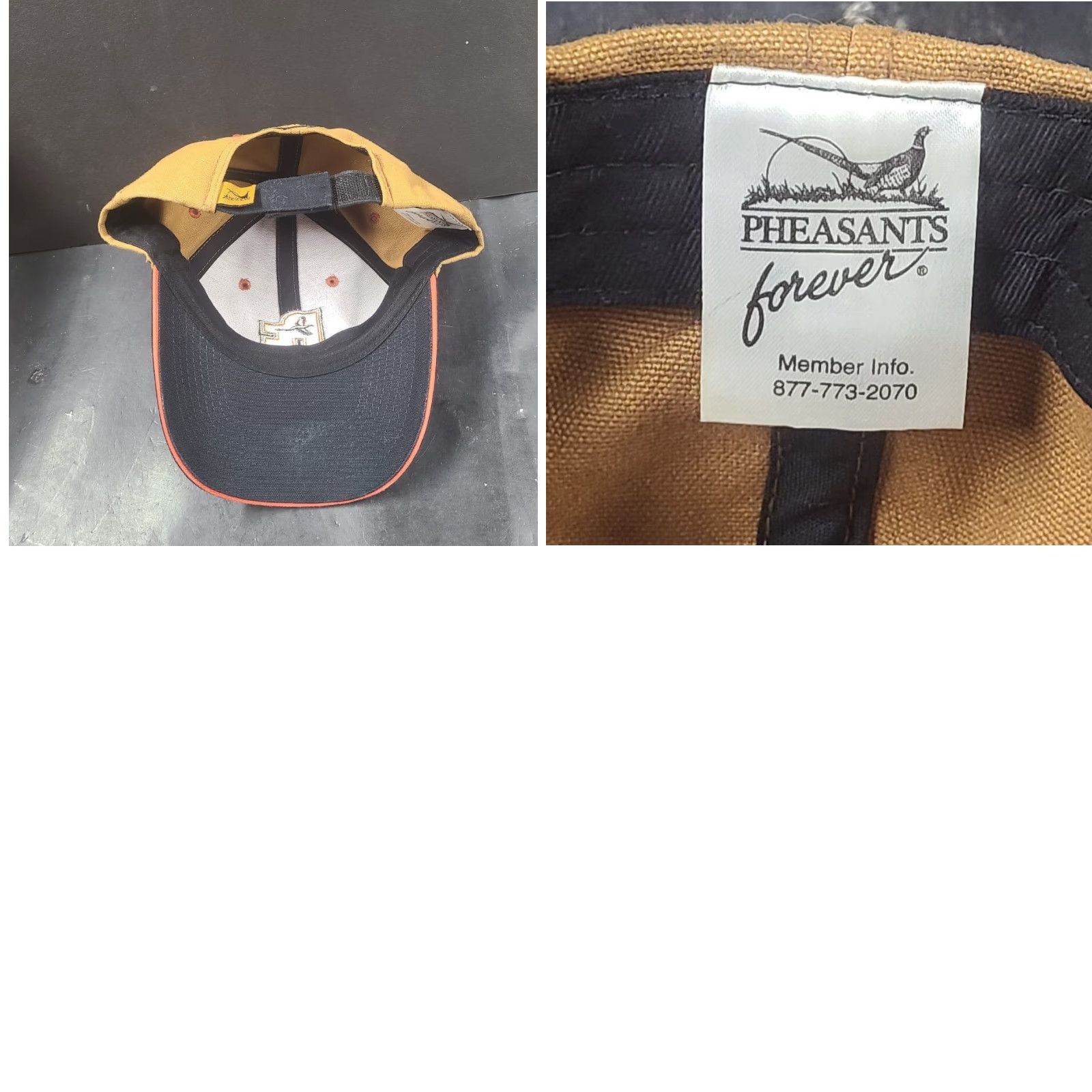 Forever 21 Pheasants Forever Baseball Cap Hat Black 100%Cotton Adjustable Strap Embroidered Canvas Men Cap Sports Logo Casual Workwear Travel Men Size ONE SIZE - 8 Thumbnail