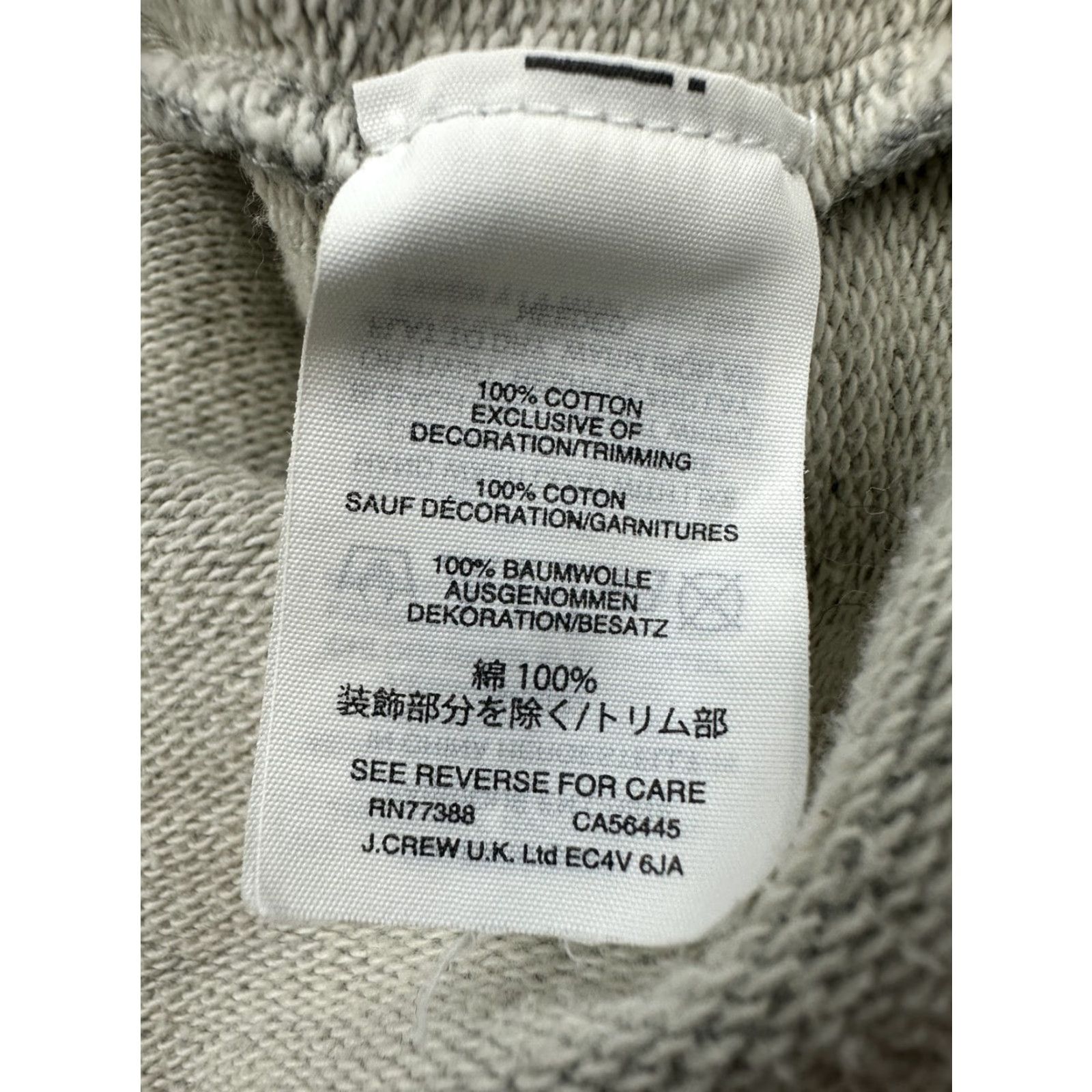 J.Crew J.CREW Gray Pom Pom Sweater Pullover Womens Medium Cotton Crewneck Classic Preppy Size M / US 6-8 / IT 42-44 - 6 Thumbnail
