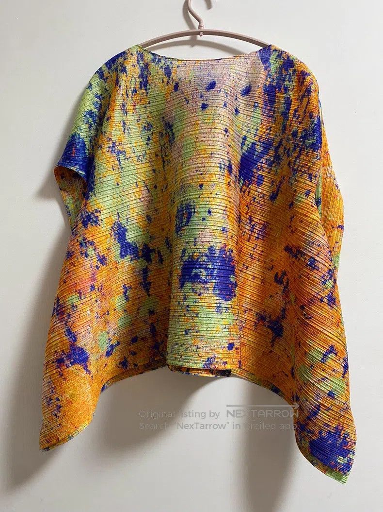 Issey Miyake Issey Miyake Star Print Long Sleeve Top Size L / US 10 / IT 46 - 1 Thumbnail