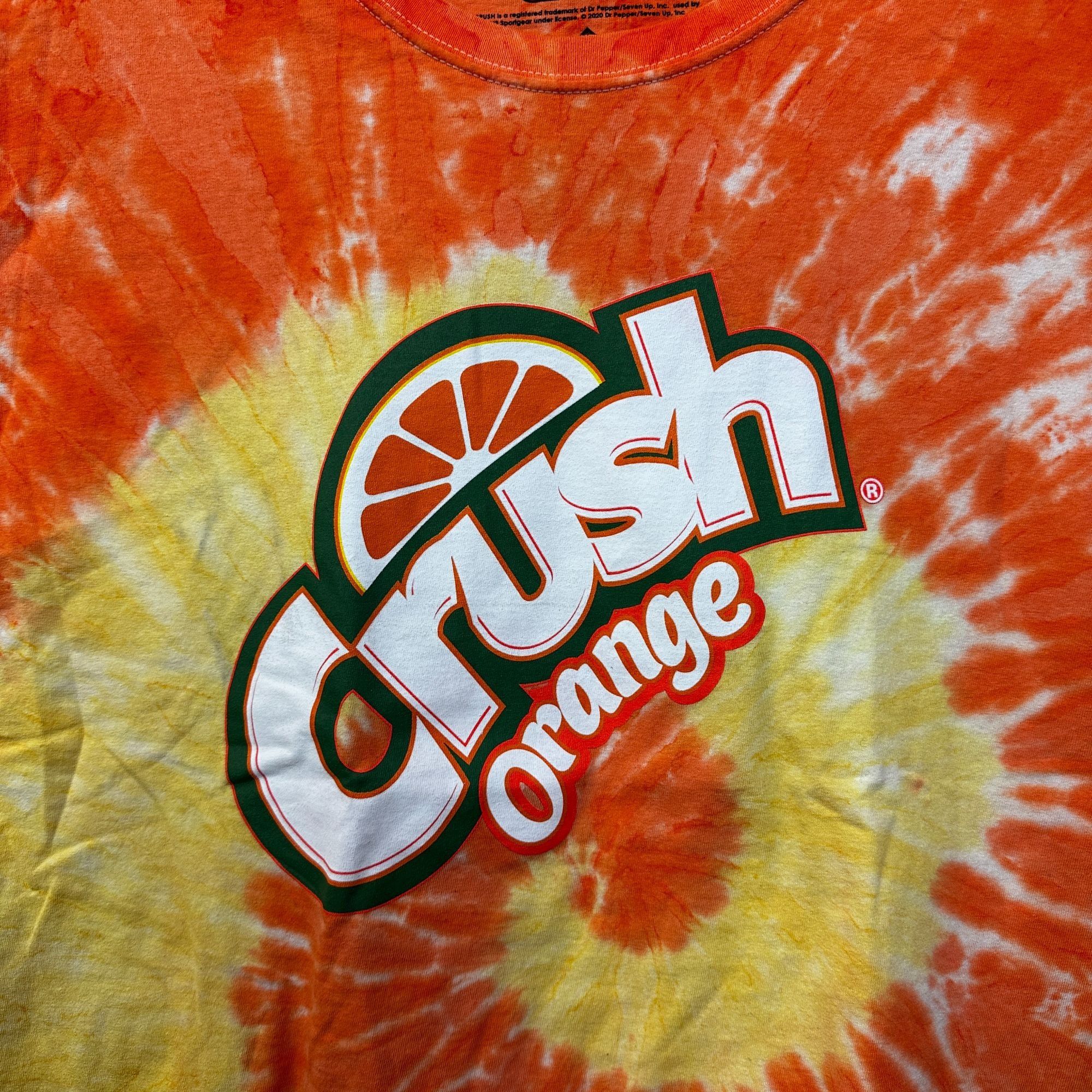 Other Crush Orange Citrus Flavored Soda Promo Tie Dye Crop Top L Size L / US 10 / IT 46 - 2 Thumbnail