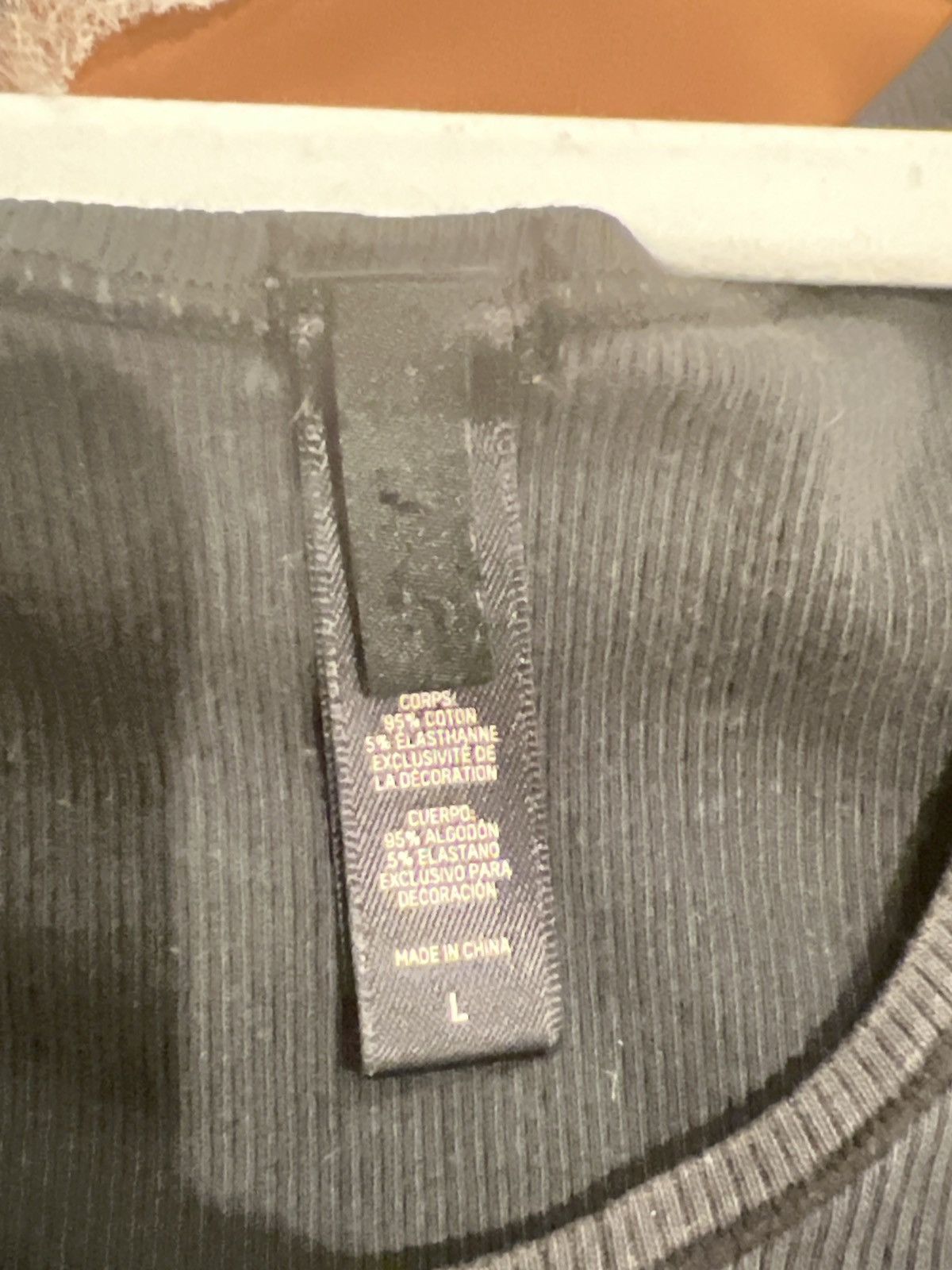 SKIMS Skims black tank top Size L / US 10 / IT 46 - 2 Thumbnail