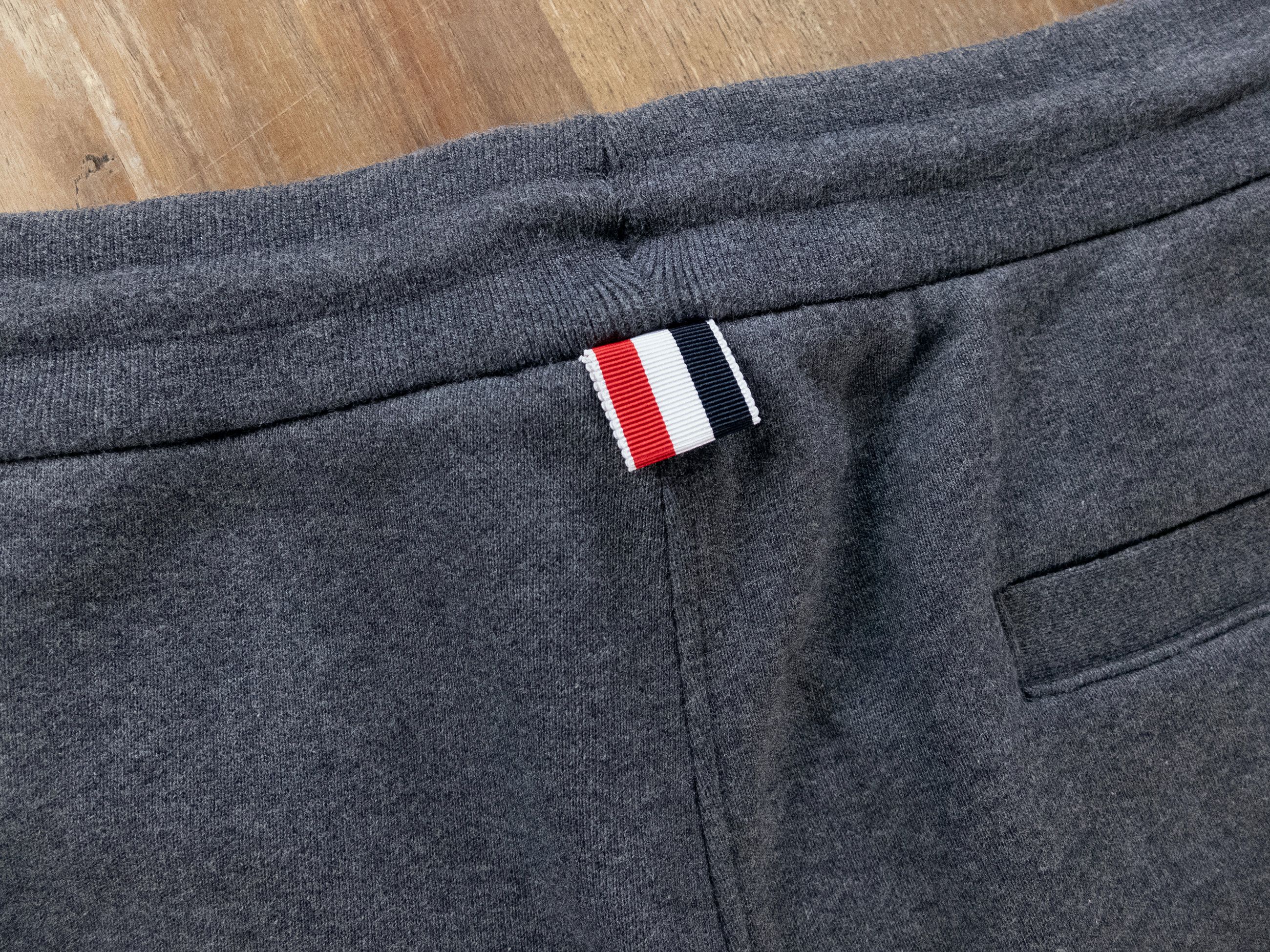 Thom Browne THOM BROWNE gray Loopback 4-Bar cotton sweatpants Size 4 XL Size US 36 / EU 52 - 11 Thumbnail