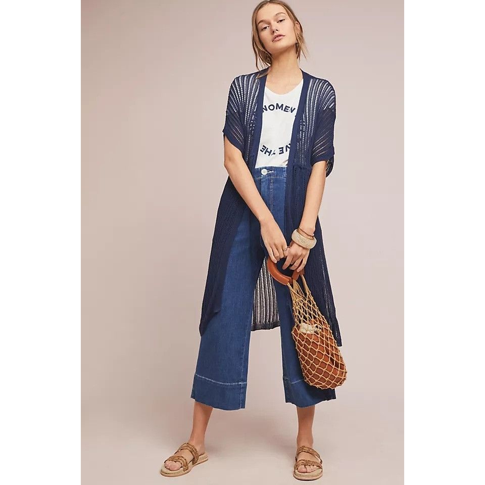 Anthropologie Do Everything with Love Kimono Size ONE SIZE - 3 Thumbnail