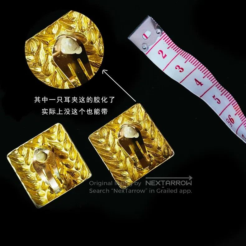 Kenzo kenzo Square Ear Studs Size ONE SIZE - 4 Thumbnail