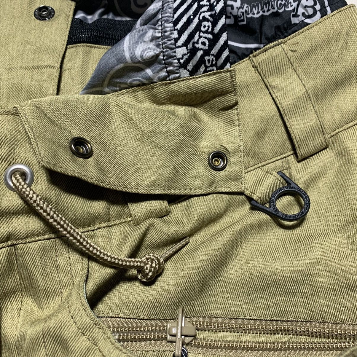 Japanese Brand Double Waist Jack Frost 13 Bondage Flare Multipocket Pants Size US 36 / EU 52 - 18 Thumbnail