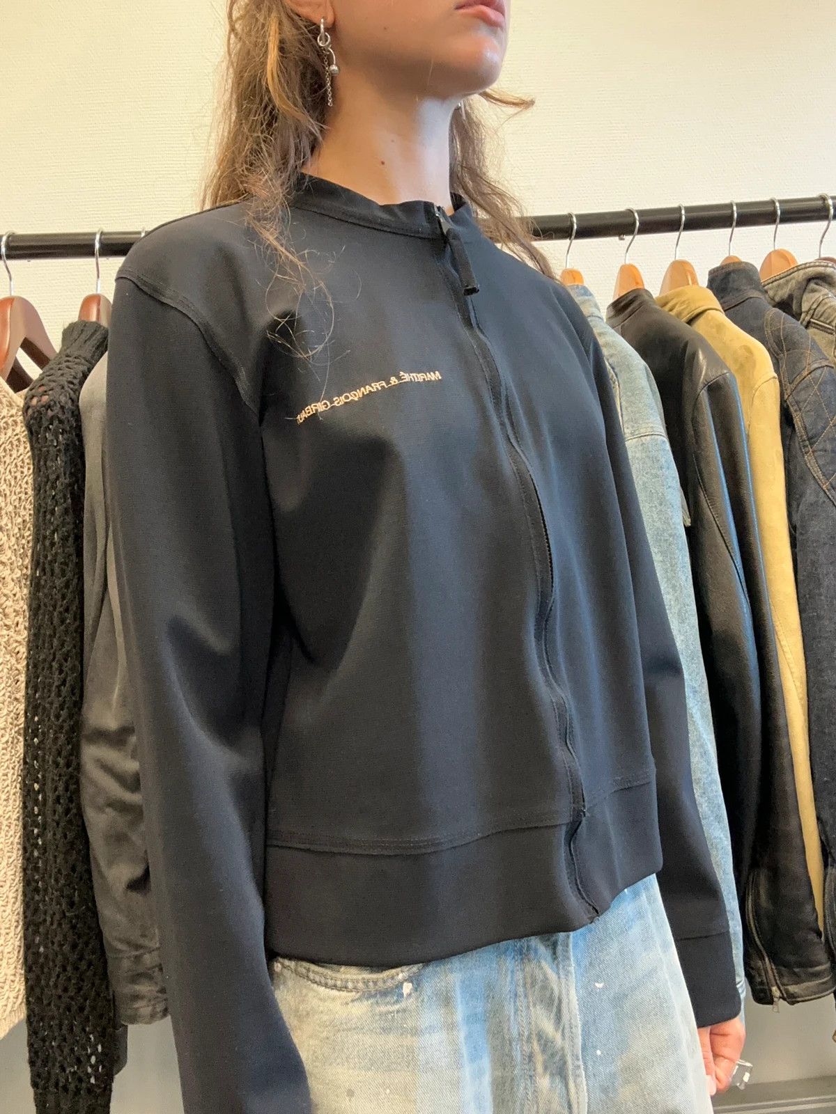 Marithe + Francois Girbaud Marithé + Francois Girbaud 00’s Minimalist Dark Navy Jacket Size M / US 6-8 / IT 42-44 - 2 Thumbnail