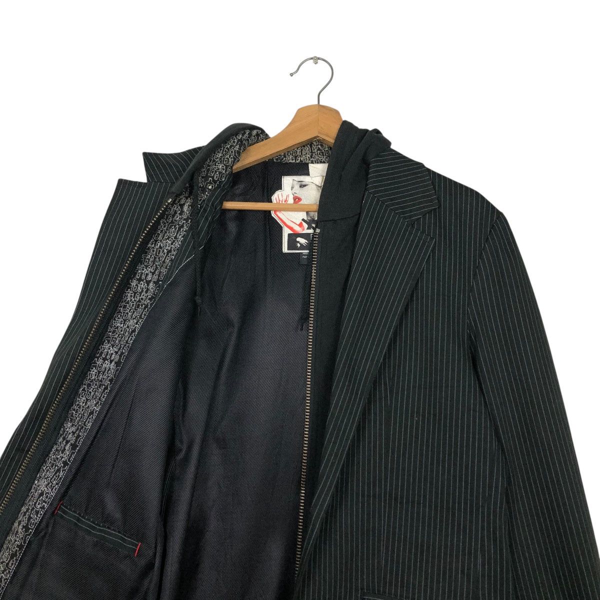 Hysteric Glamour 🔥VINTAGE HICKORY CHORE JACKET STRIPED VOLCOM PUNK DESIGN Size US M / EU 48-50 / 2 - 18 Thumbnail