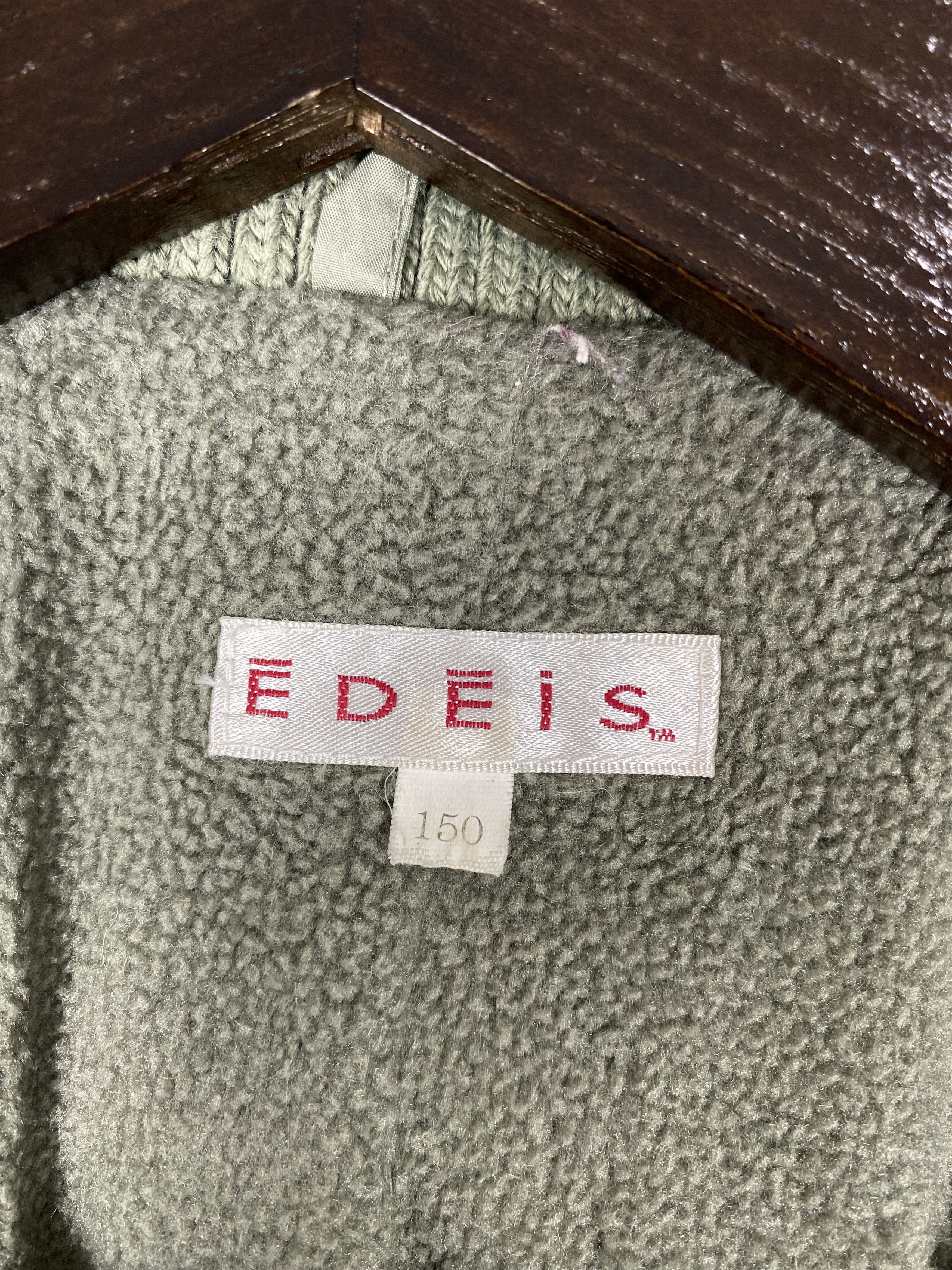 Japanese Brand Vintage Edeis Fleece Lining Long Jacket J2009 Size US S / EU 44-46 / 1 - 11 Thumbnail