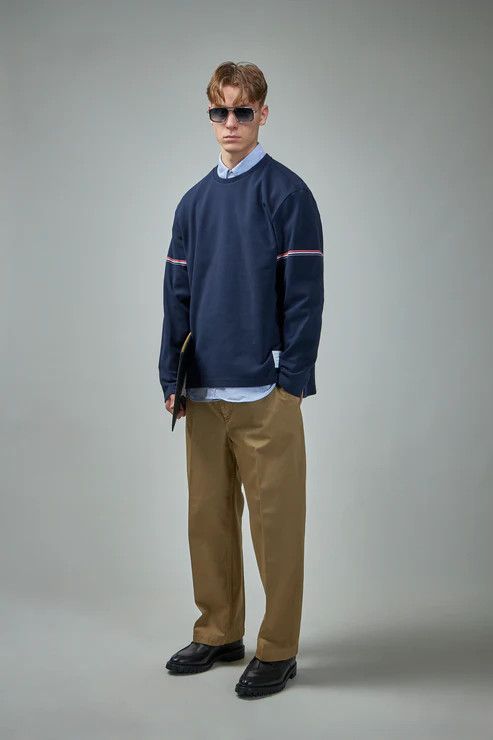 Thom Browne o1s22i1n1224 Oxford Cotton Shirt in Light Blue Size US S / EU 44-46 / 1 - 2 Thumbnail