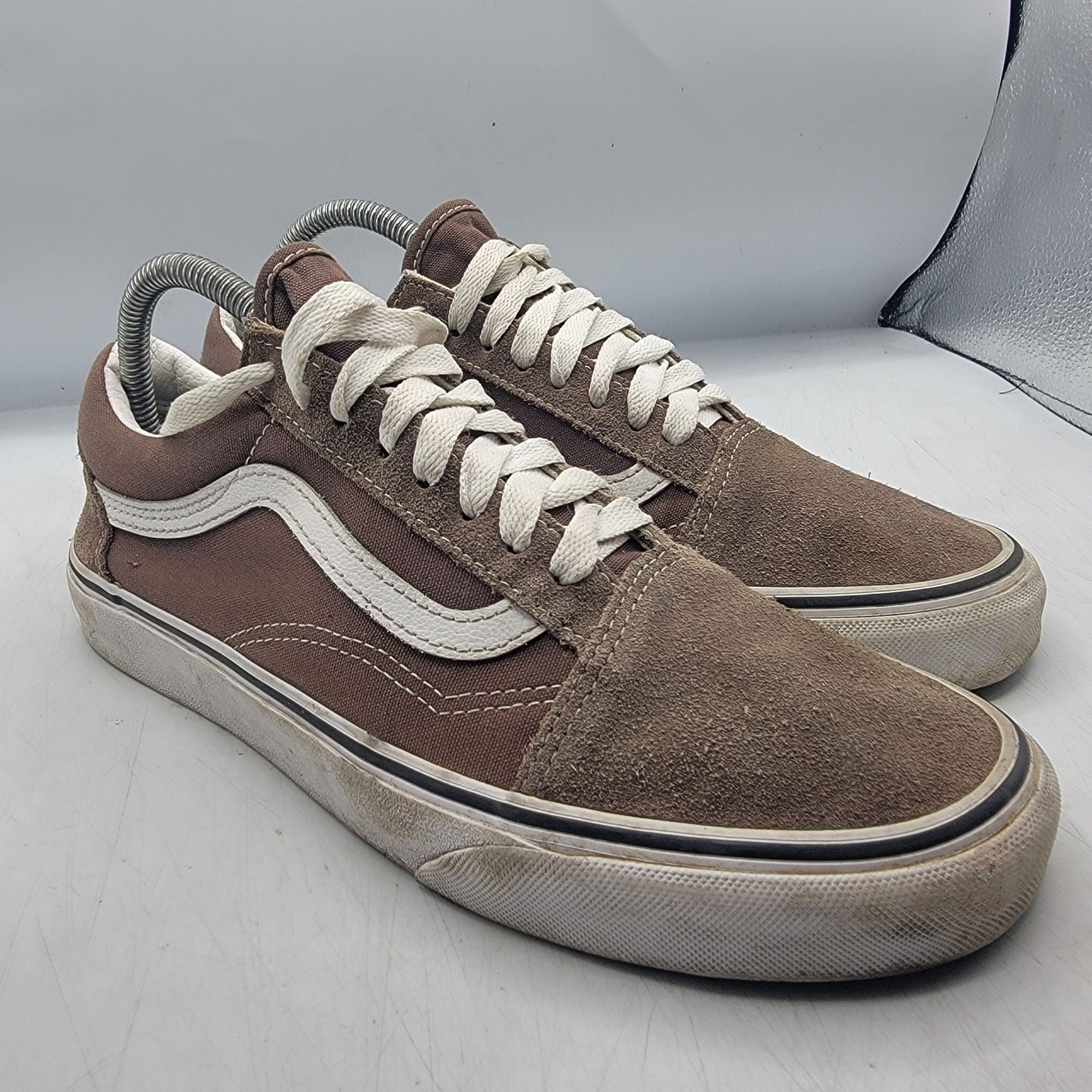 Vans Vans Old Skool Womens 9 Brown Sneaker Shoes Low Top Lace Up Size US 9 / IT 39 - 1 Thumbnail