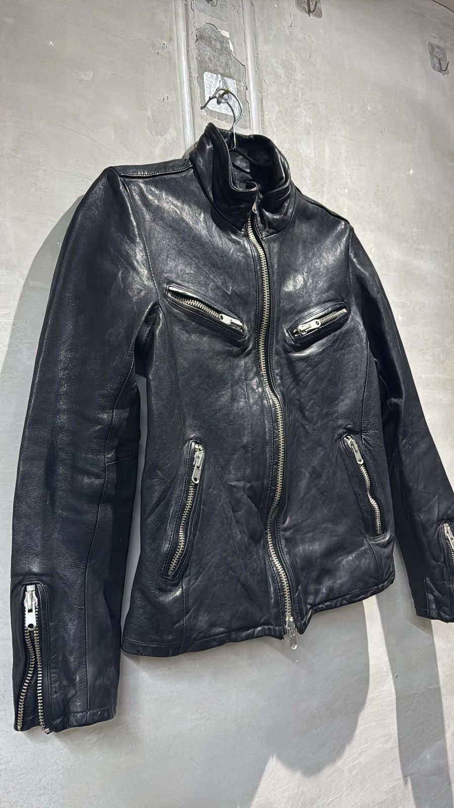 GOSTAR DE FUGA Rare Fuga Multi Zip Leather Jacket Size US M / EU 48-50 / 2 - 19 Thumbnail