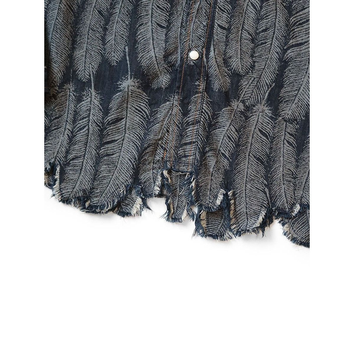 Kapital Kapital 5oz Magpie Denim Western Shirt (long sleeve) dark s2 Size US M / EU 48-50 / 2 - 2 Thumbnail