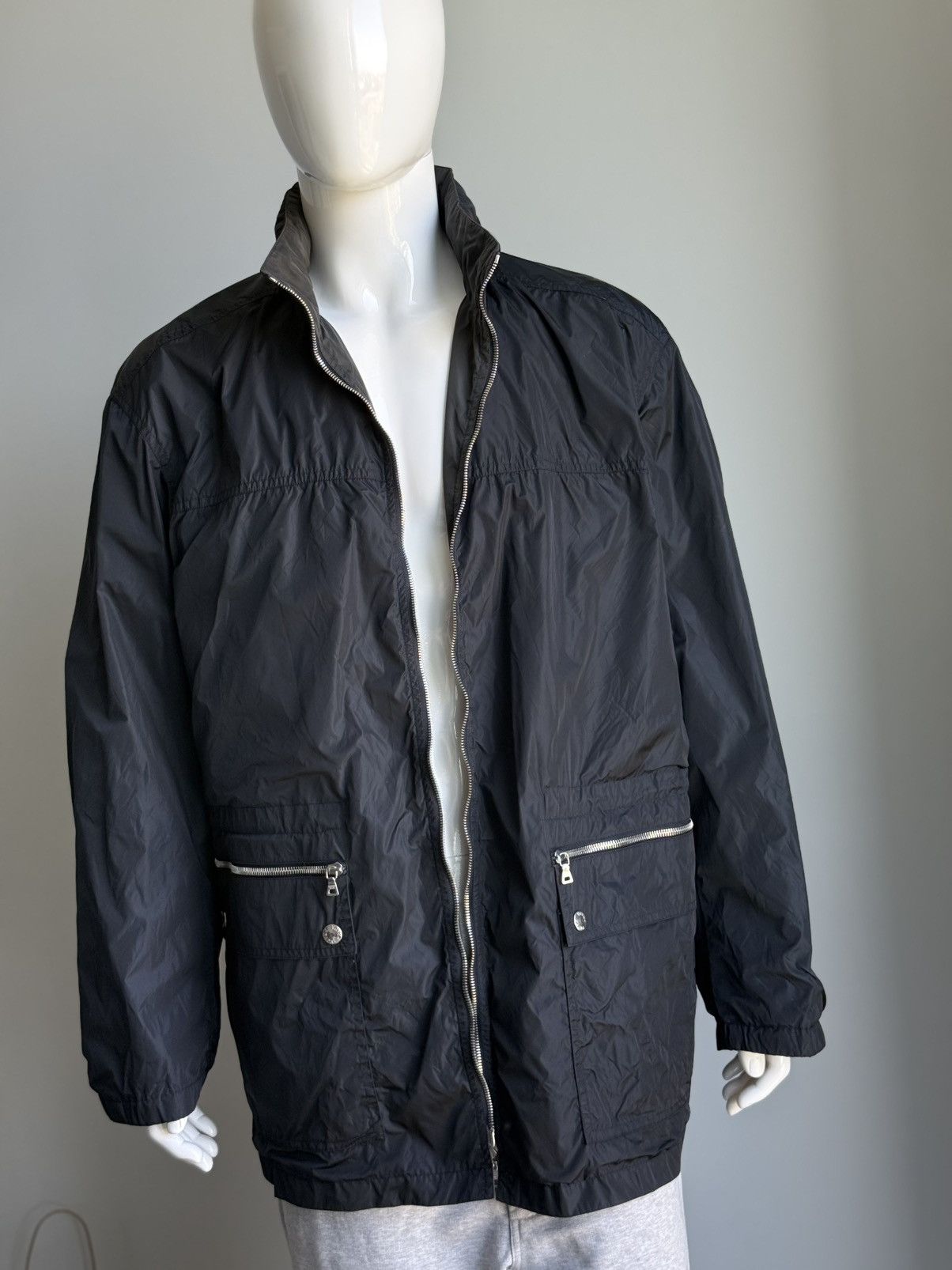 Prada Prada Reversible jacket Big Logo Nylon Size US XXL / EU 58 / 5 - 4 Thumbnail