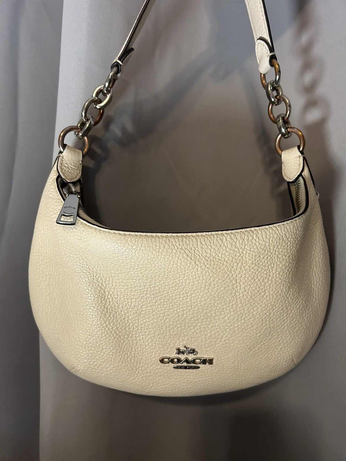 Coach Coach Hobo Shoulder Bag - Beige Size ONE SIZE - 1 Thumbnail