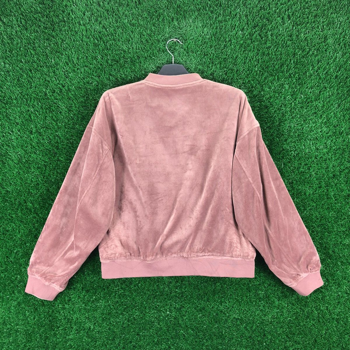 Japanese Brand Bomber Reversible Jacket Velvet by Earth Music & Exology Size US XS / EU 42 / 0 - 7 Thumbnail