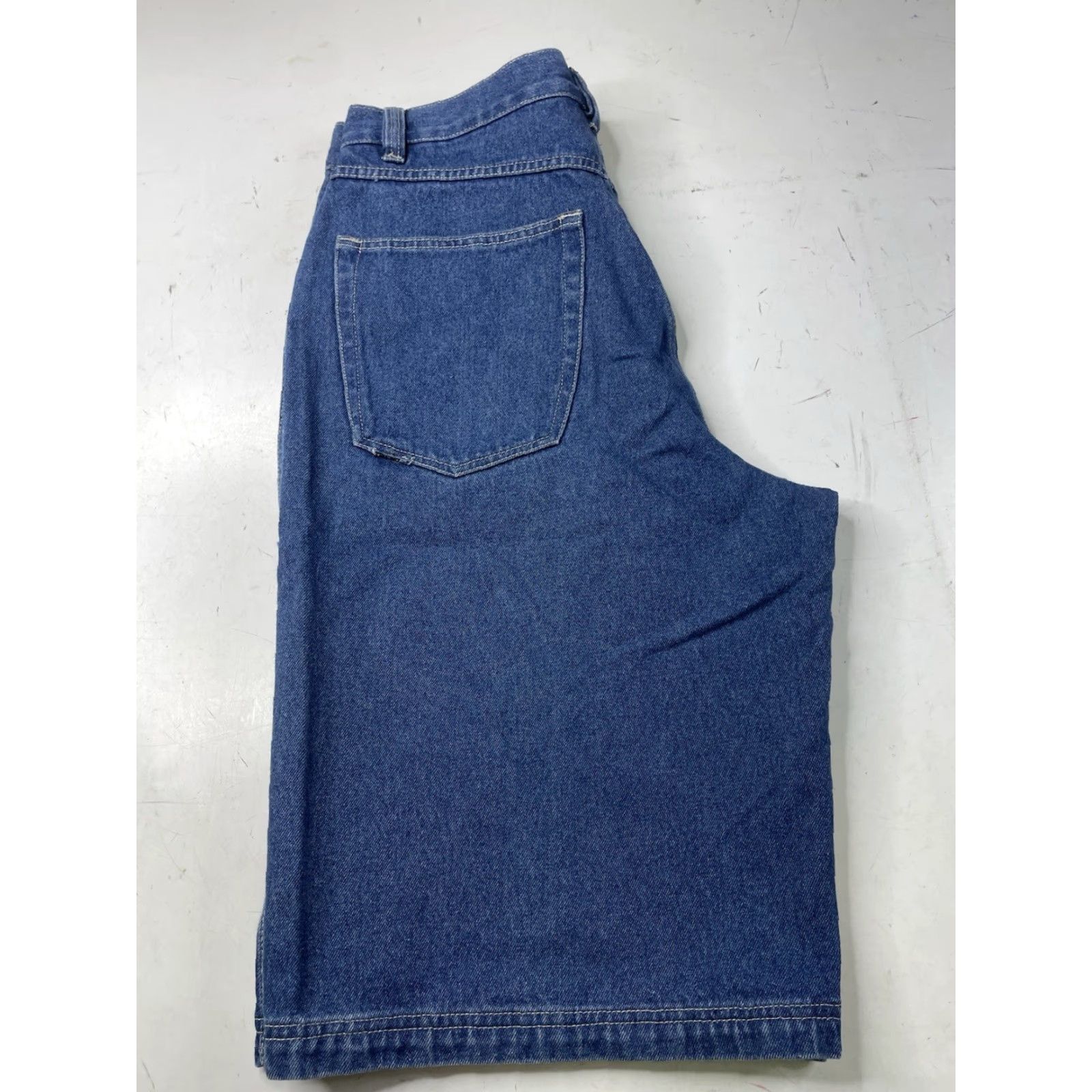 Fubu VINTAGE FUBU The Collection Denim Jean Shorts Baggy Wide Jorts Men’s 36 Blue Cotton 5-Pocket 90s Grunge Hip Hop Streetwear Denim Relaxed Vintage Size US 36 / EU 52 - 4 Thumbnail