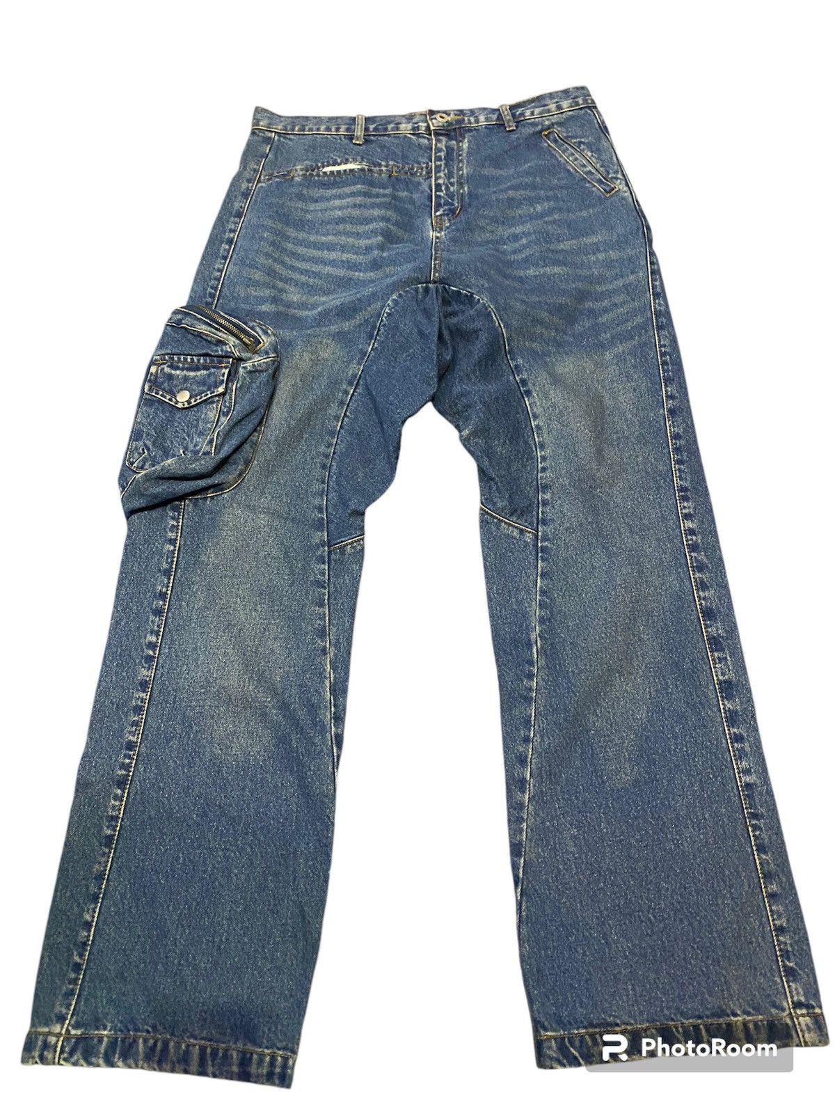Hysteric Glamour × Japanese Brand Buggy jeans multi pocket Size US 34 / EU 50 - 3 Thumbnail