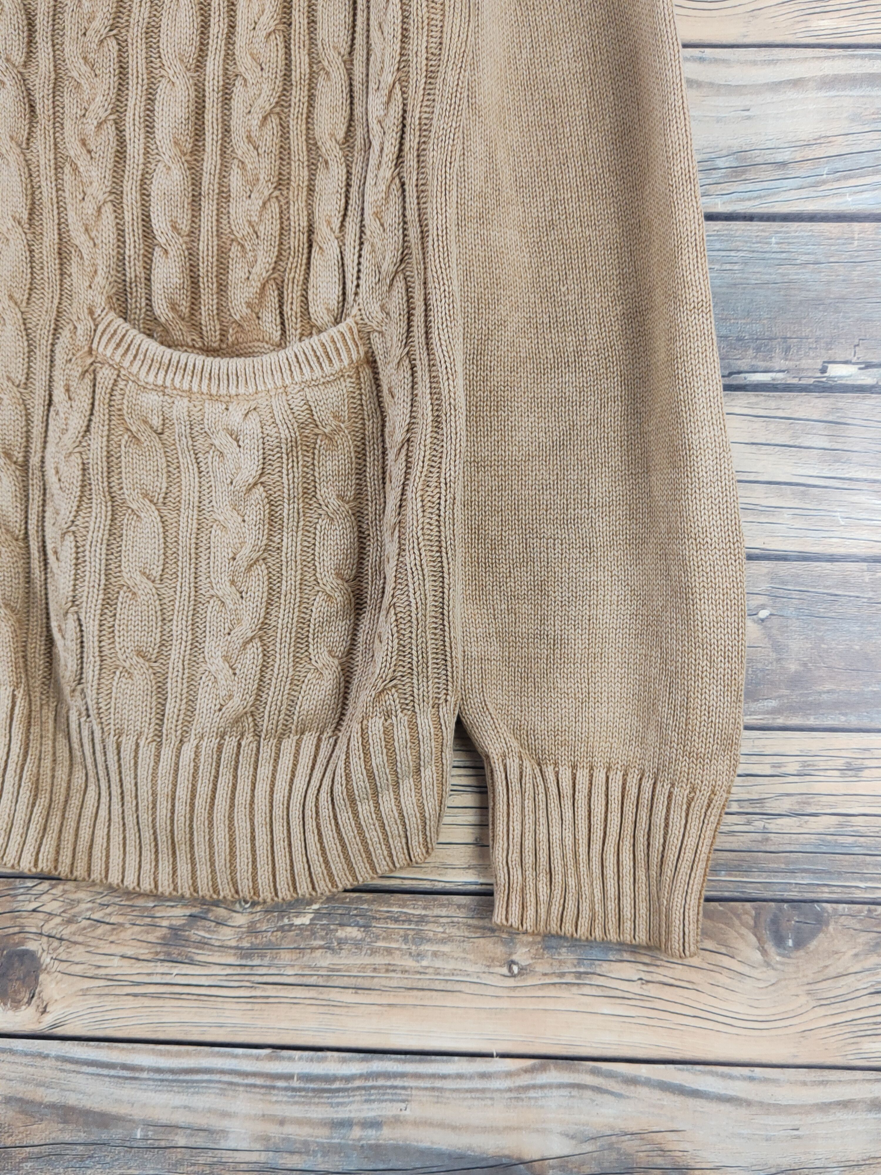 Vintage Pinc Ponc japan Brown Knitwear vintage Cardigan #W1821 Size US L / EU 52-54 / 3 - 6 Thumbnail