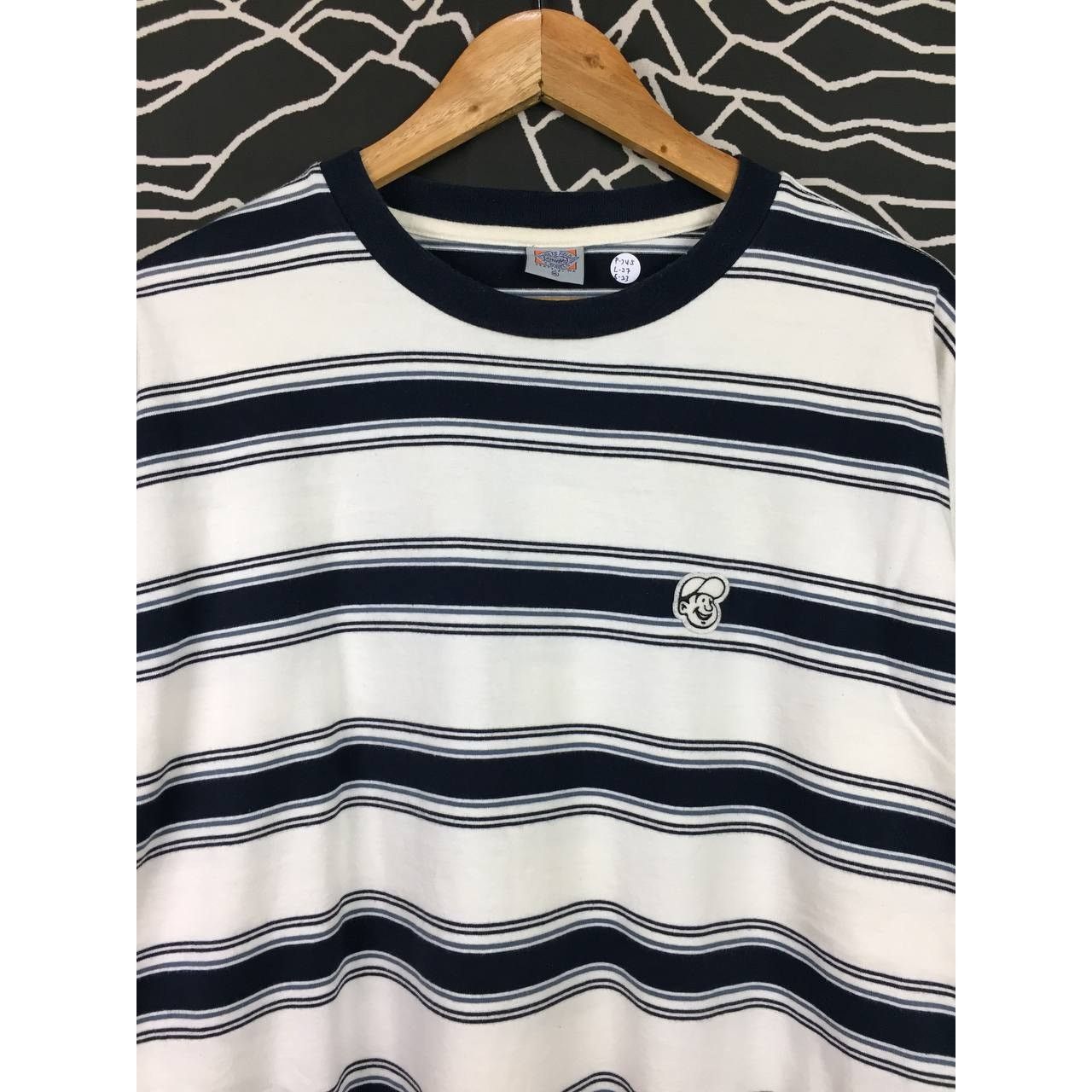 Ebbets Field Flannels × Vintage Vtg Authentic Ebbets Field Flannels Striped Longsleeve Tee Size US XL / EU 56 / 4 - 3 Thumbnail
