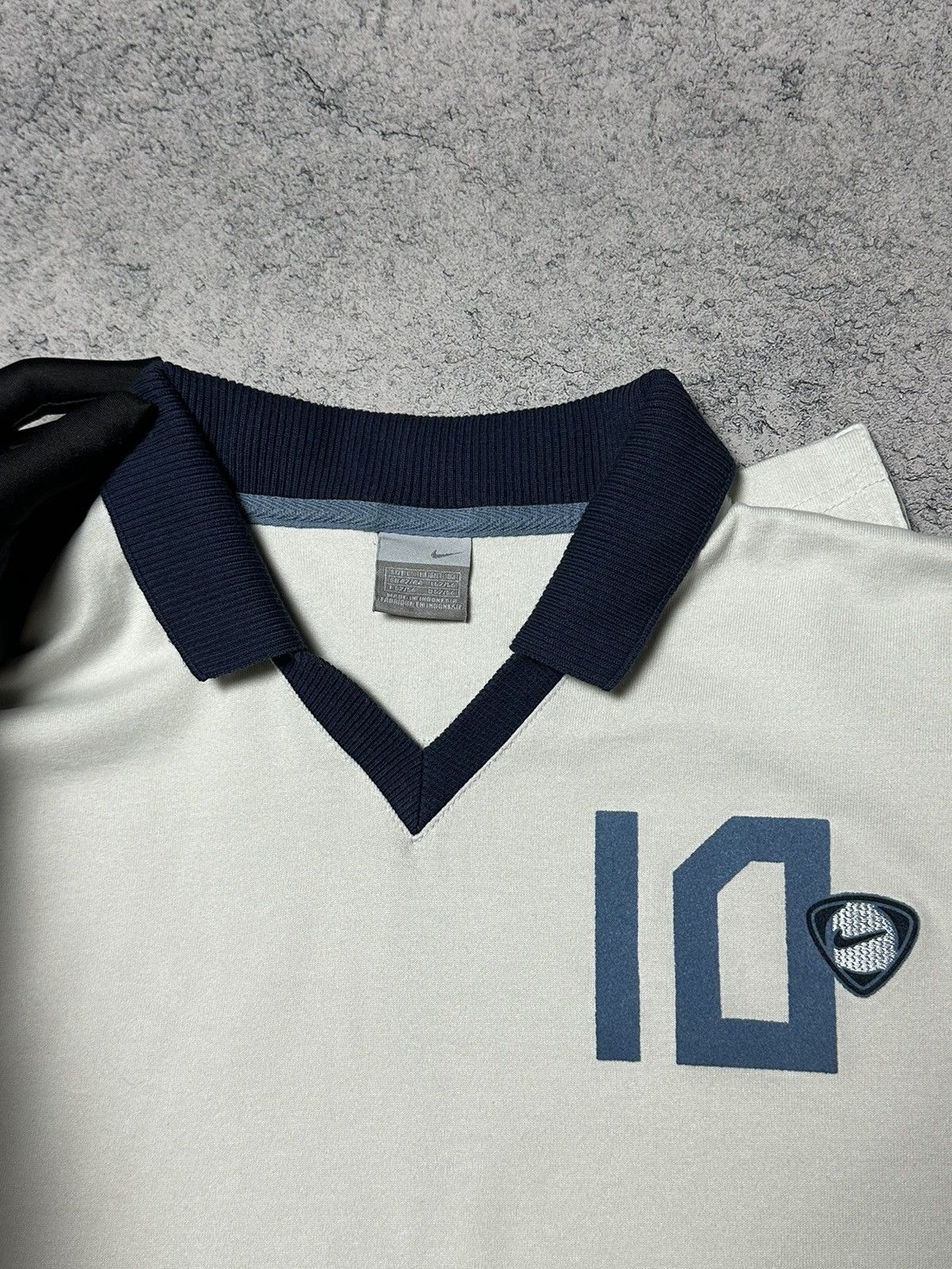Nike Vintage Nike Total 90 #10 Football Soccer Polo Shirt Jersey Size US L / EU 52-54 / 3 - 6 Thumbnail