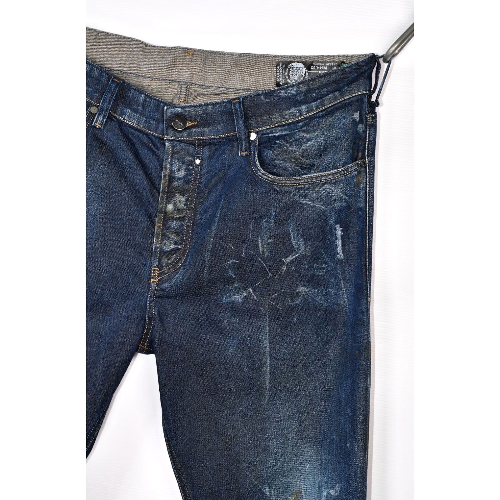 Diesel Diesel JIFER 084SW STRETCH Jeans Tapered Denim 5-Pocket W34 L32 Men Size US 34 / EU 50 - 6 Thumbnail