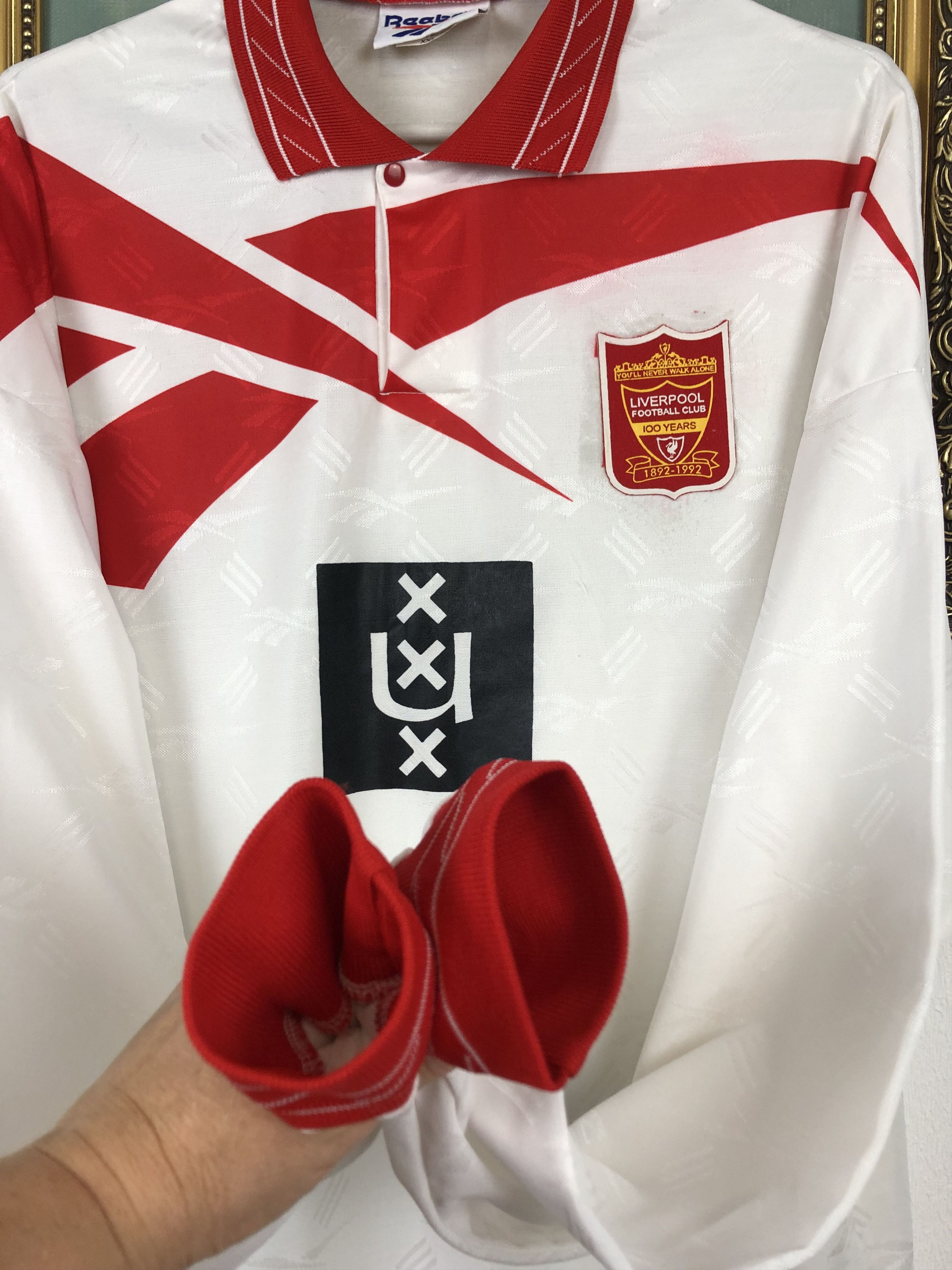Reebok Vintage Liverpool Special Football Shirt Long Sleeve Tee Size US XXL / EU 58 / 5 - 7 Thumbnail