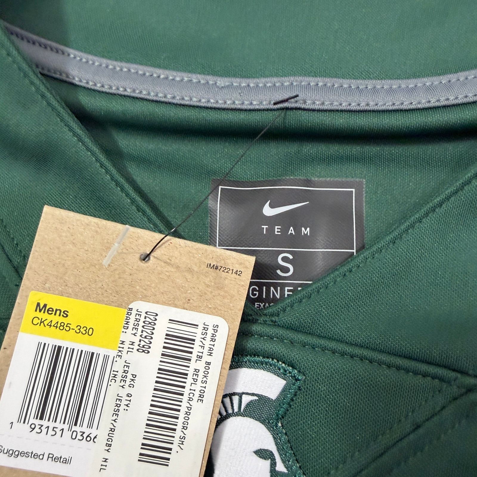 Nike Nike Michigan State Spartans Tre Mosley Jersey Small NEW Size US S / EU 44-46 / 1 - 6 Thumbnail