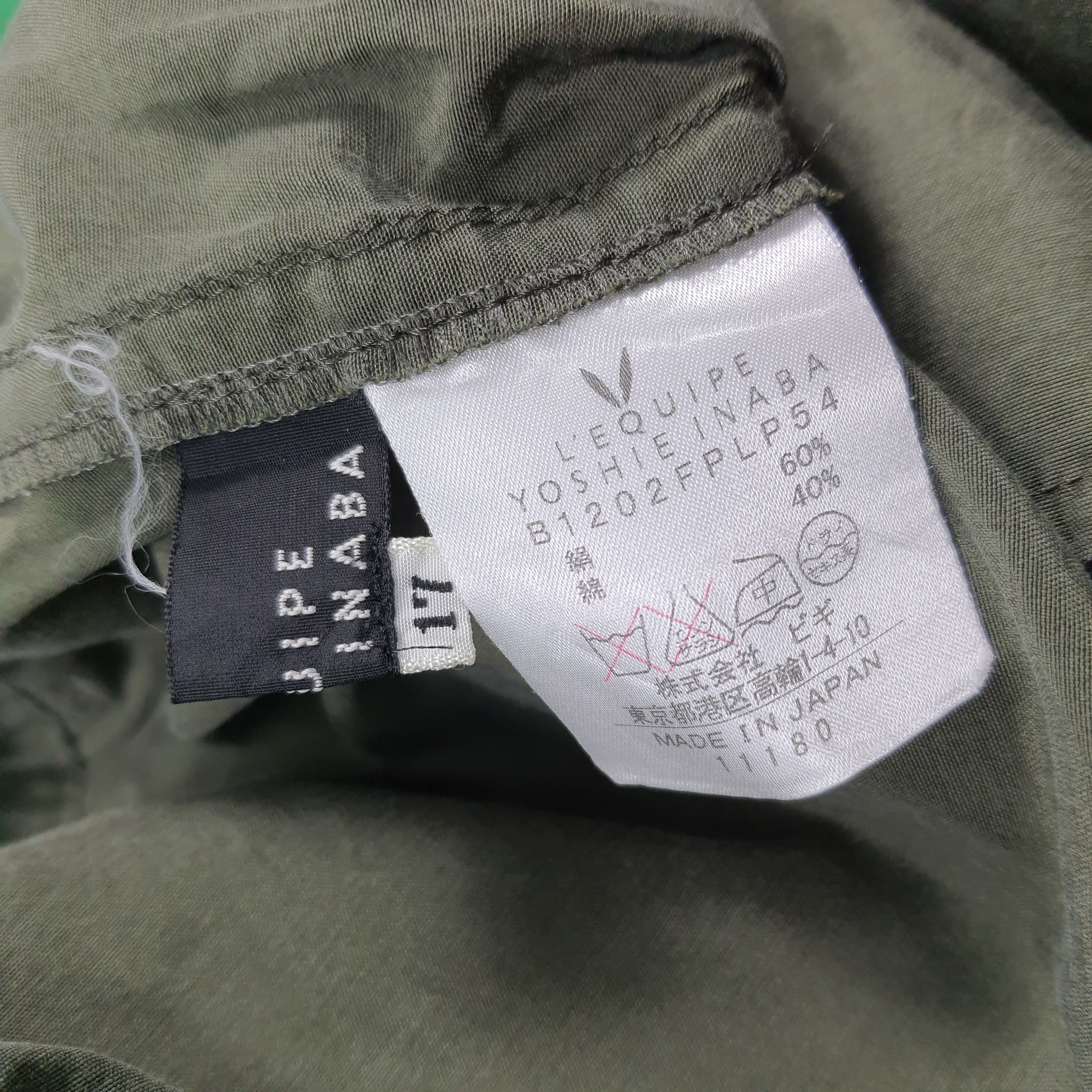 yoshie inaba Vintage Yoshie Inaba L'EQUIPE Silk Blend Cargo Pants C297N26 Size US 34 / EU 50 - 7 Thumbnail