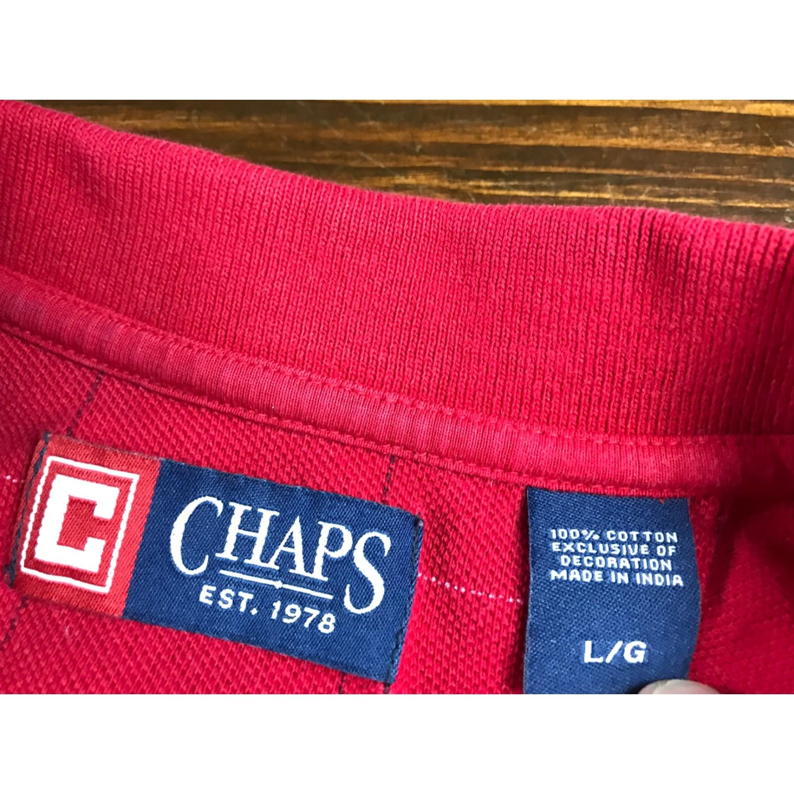 Chaps Chaps Polo Shirt Men's Large Red Black Check Short Sleeve Logo embroidered Polo Shirt Mens Large Red Black Check Short Sleeve Logo embroidered Size US L / EU 52-54 / 3 - 5 Thumbnail